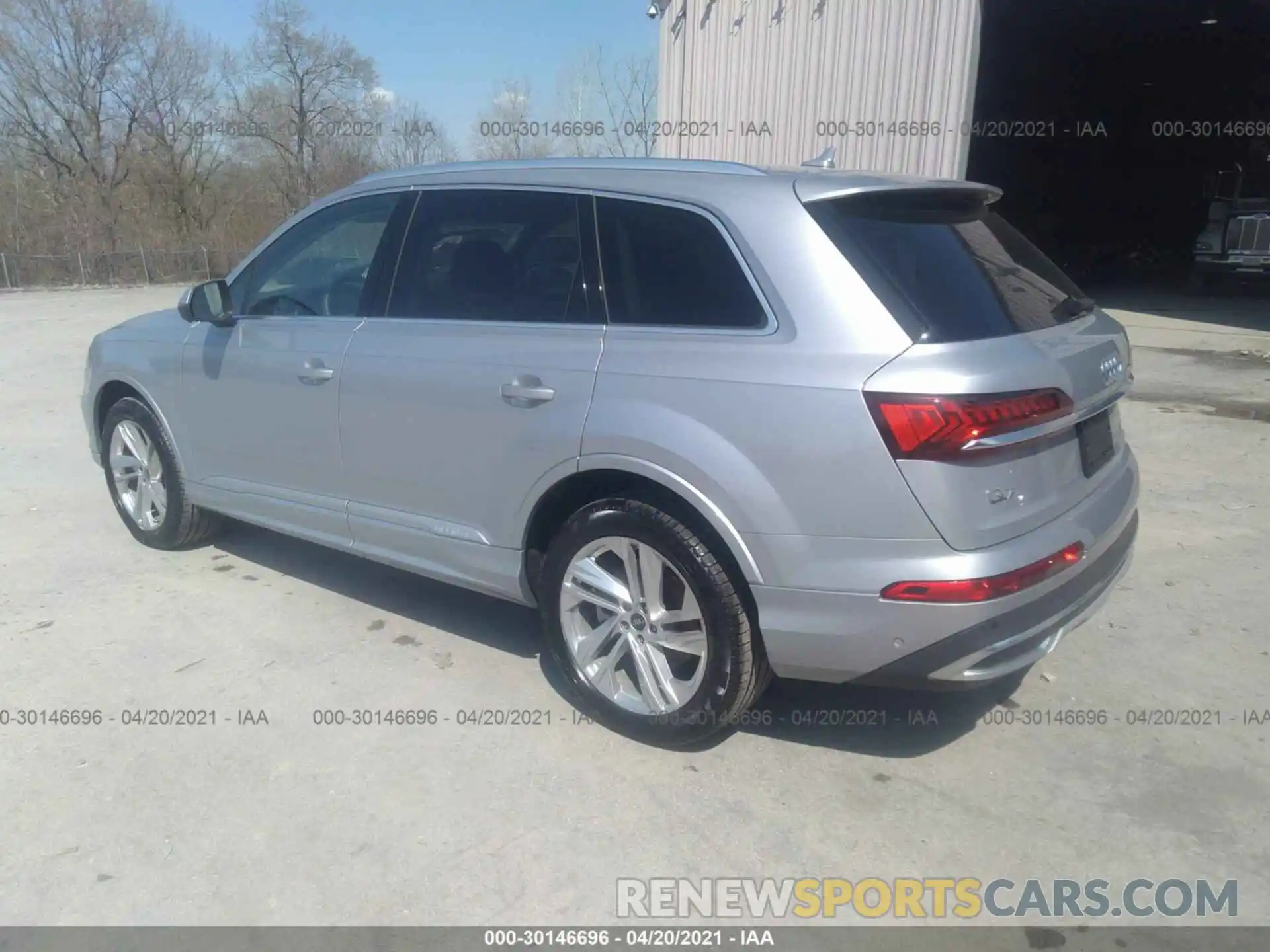 3 Фотография поврежденного автомобиля WA1LXAF73MD012932 AUDI Q7 2021