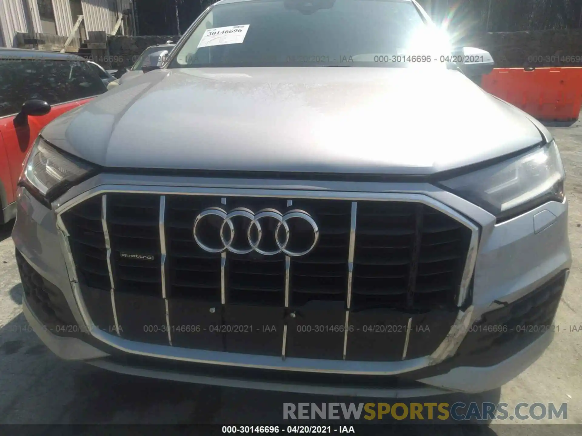 6 Фотография поврежденного автомобиля WA1LXAF73MD012932 AUDI Q7 2021