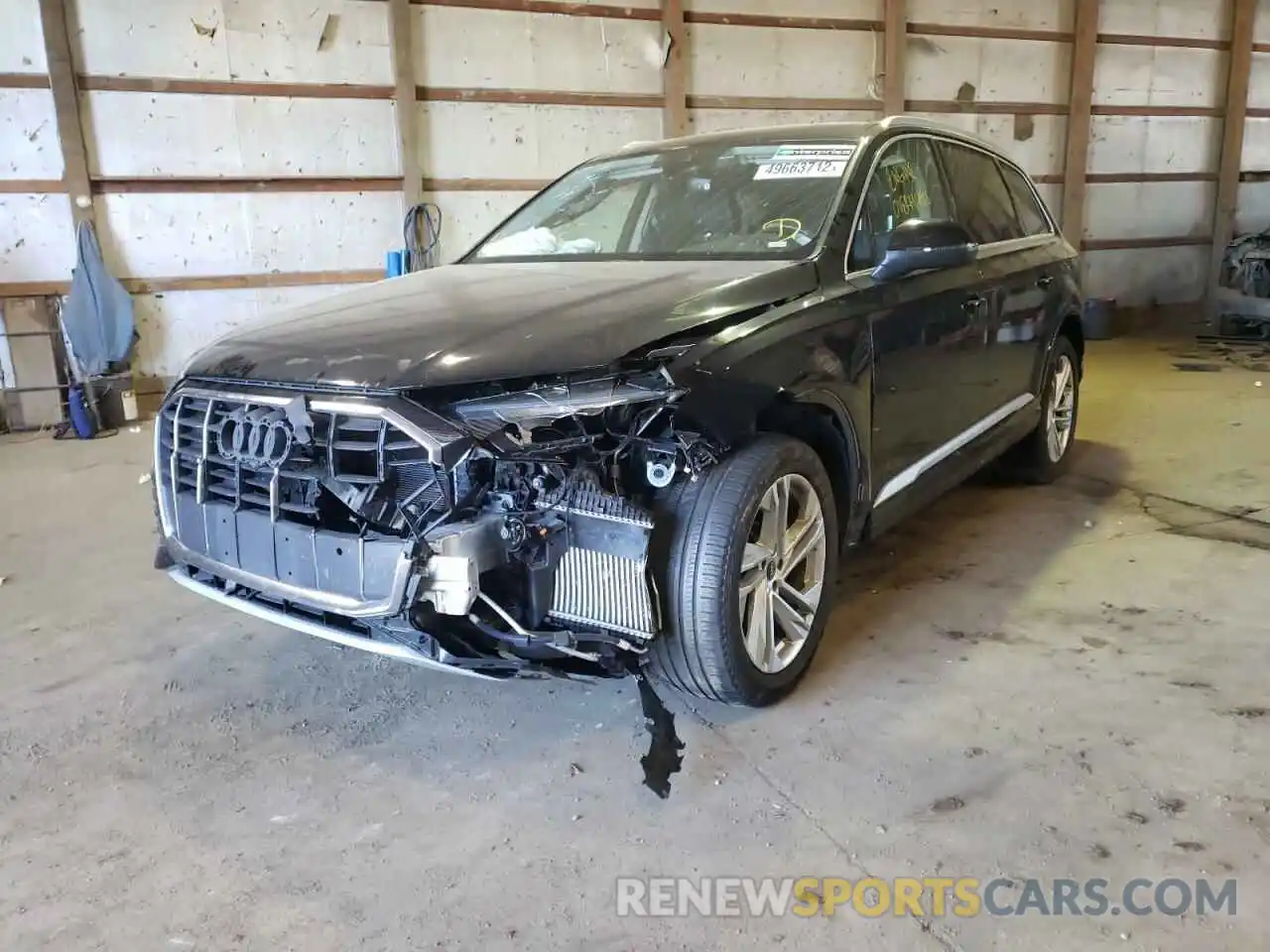 2 Photograph of a damaged car WA1LXAF73MD020481 AUDI Q7 2021