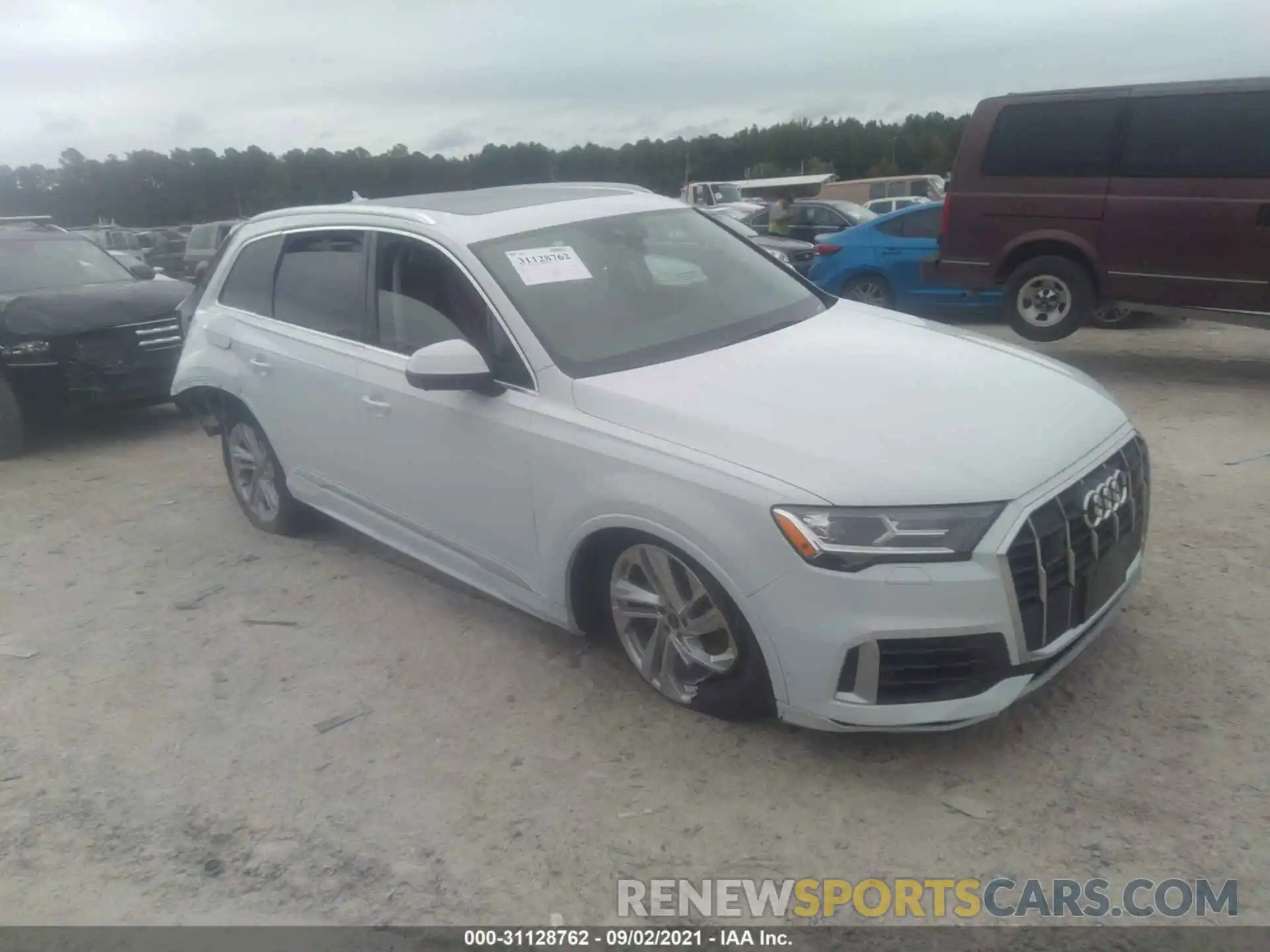 1 Photograph of a damaged car WA1LXAF73MD026801 AUDI Q7 2021