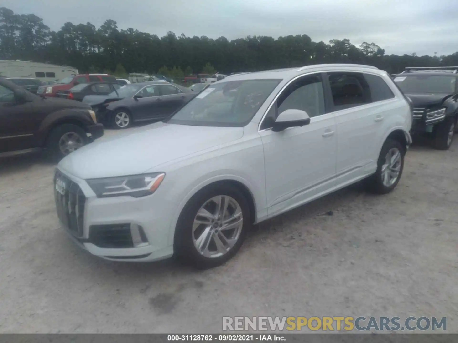 2 Photograph of a damaged car WA1LXAF73MD026801 AUDI Q7 2021