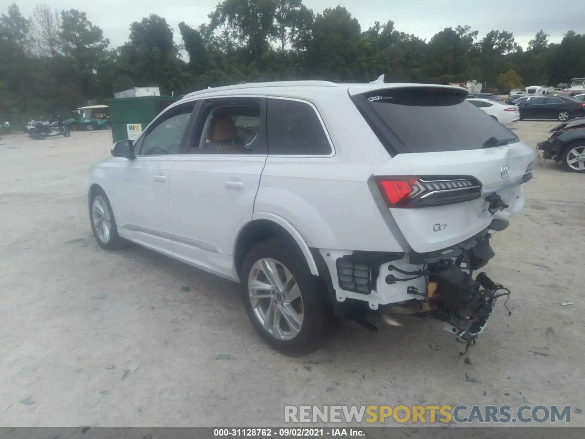 3 Photograph of a damaged car WA1LXAF73MD026801 AUDI Q7 2021