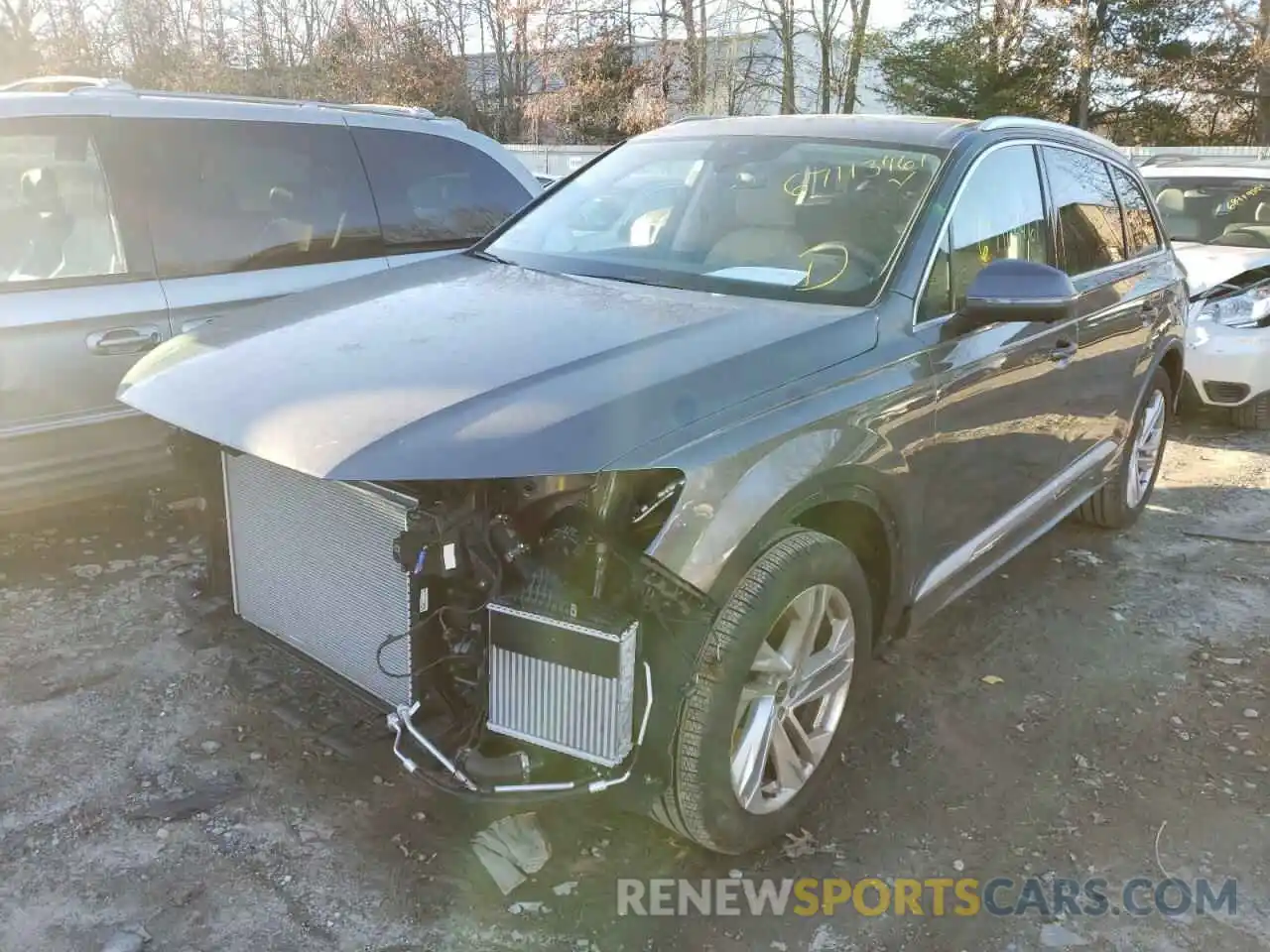 2 Photograph of a damaged car WA1LXAF73MD040343 AUDI Q7 2021