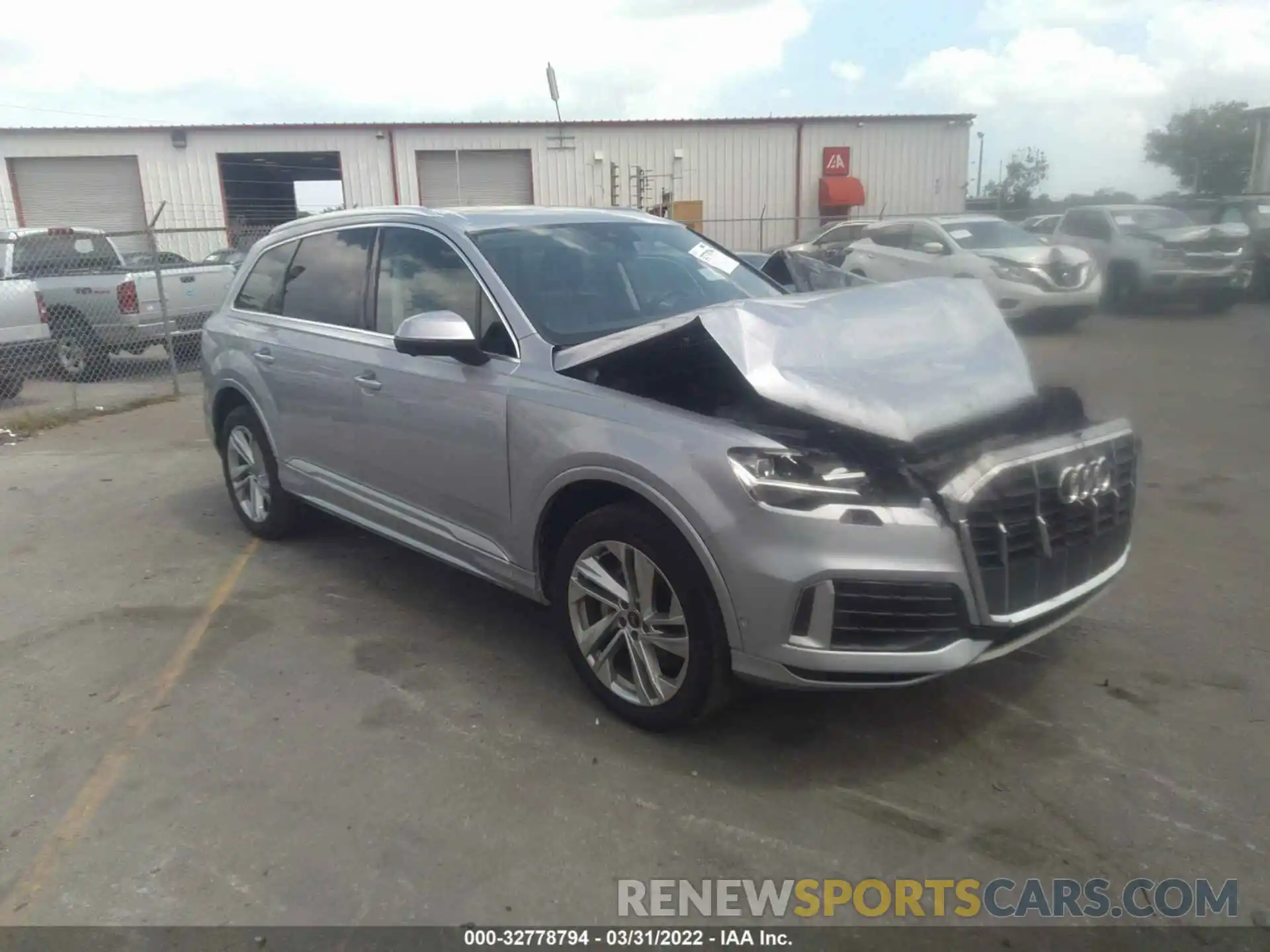 1 Фотография поврежденного автомобиля WA1LXAF74MD014124 AUDI Q7 2021