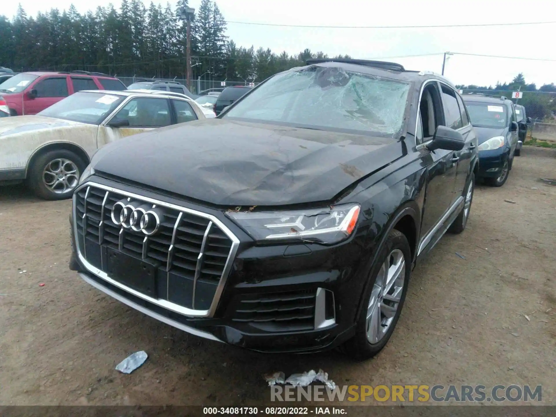 2 Photograph of a damaged car WA1LXAF74MD021008 AUDI Q7 2021