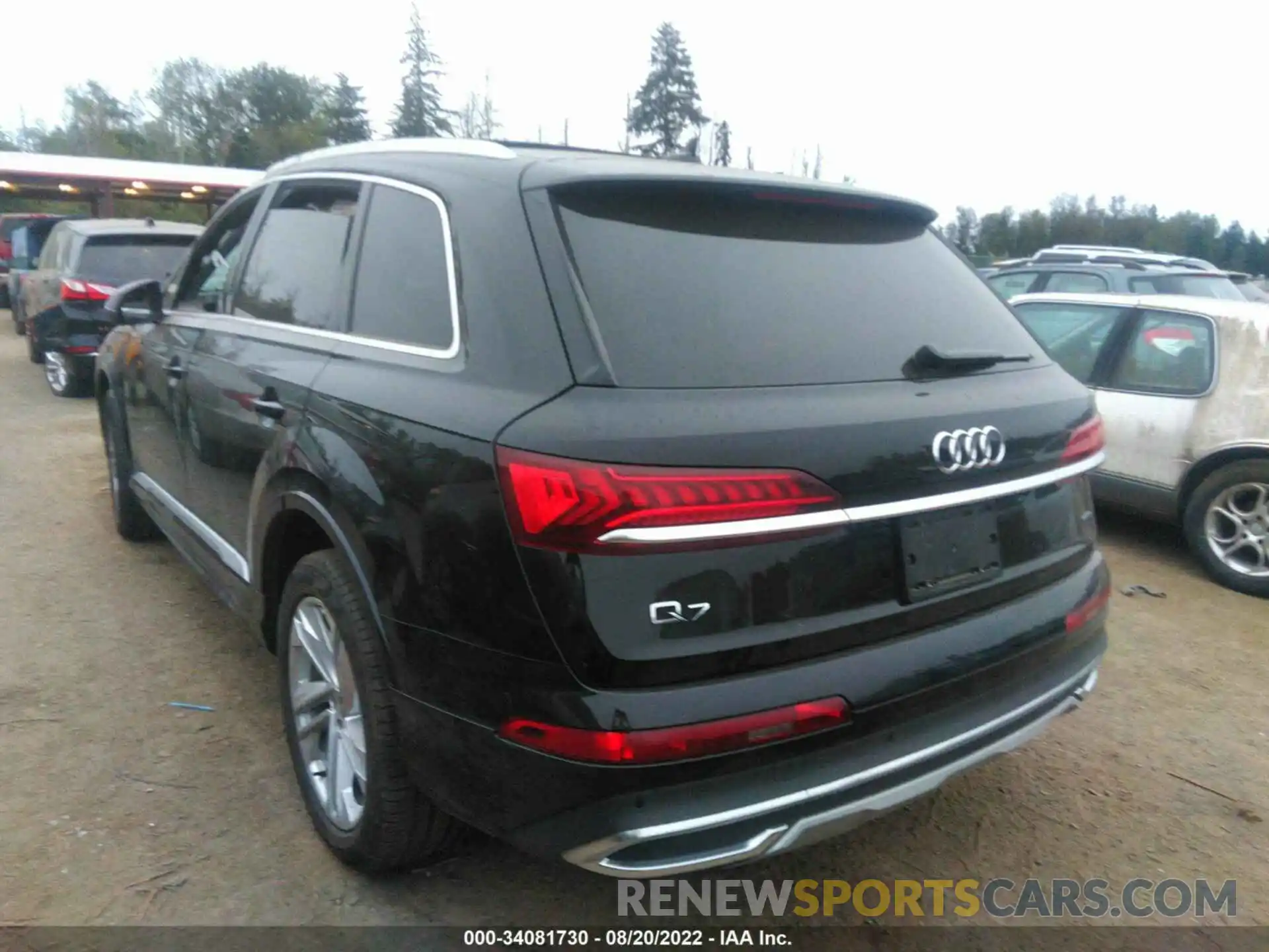 3 Фотография поврежденного автомобиля WA1LXAF74MD021008 AUDI Q7 2021