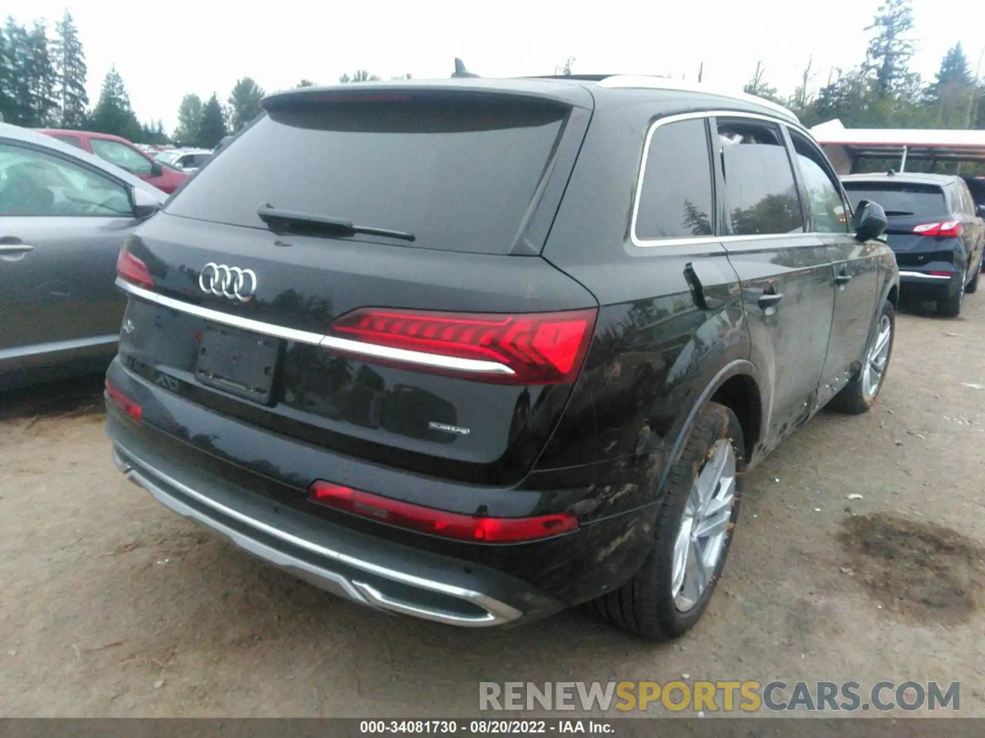 4 Фотография поврежденного автомобиля WA1LXAF74MD021008 AUDI Q7 2021