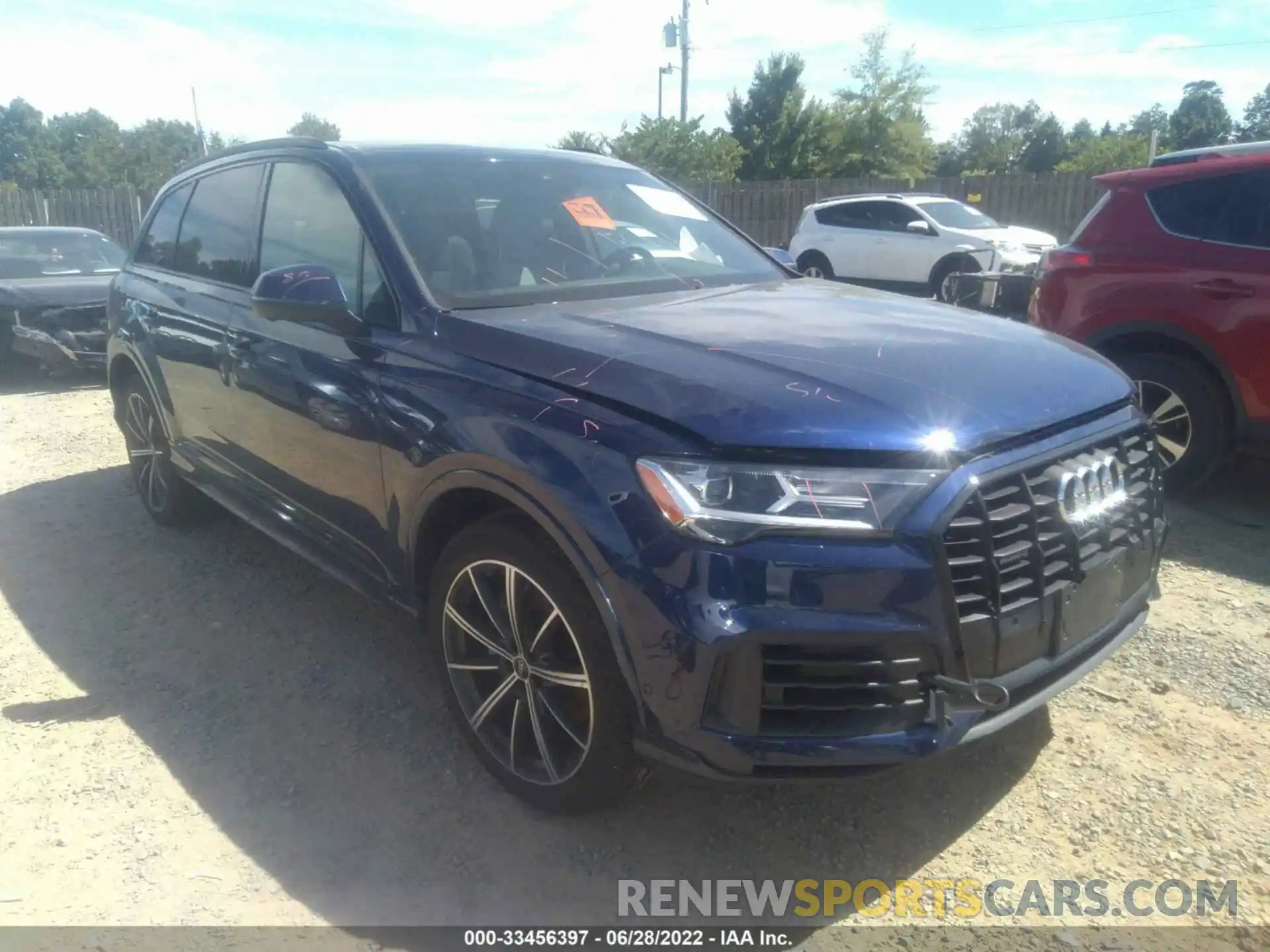 1 Photograph of a damaged car WA1LXAF75MD022426 AUDI Q7 2021