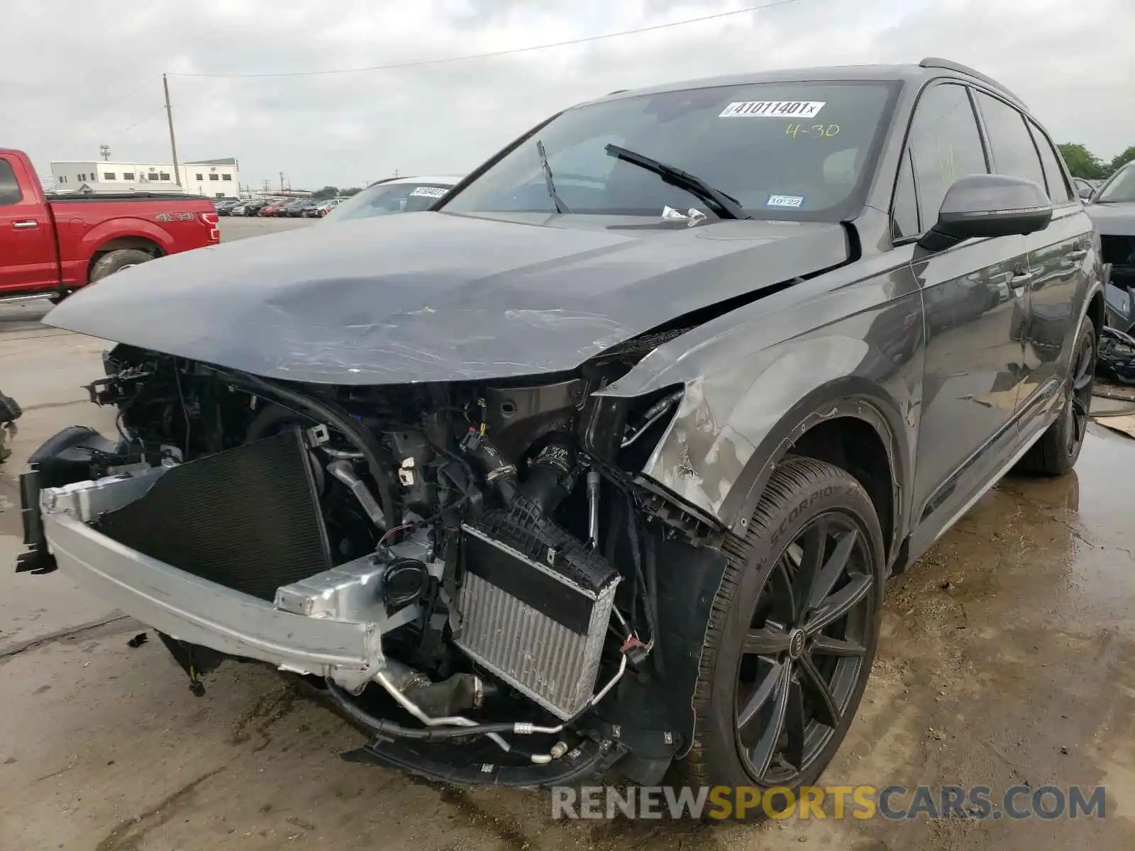 2 Photograph of a damaged car WA1LXAF76MD012567 AUDI Q7 2021