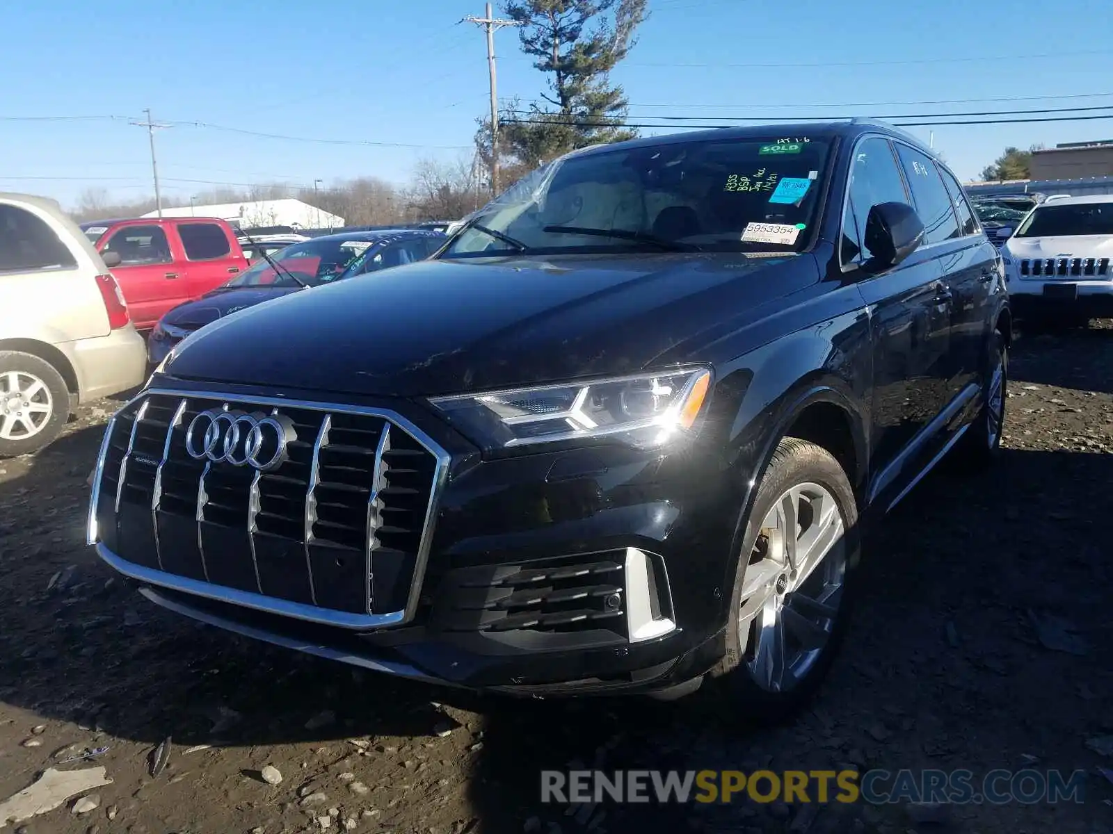 2 Photograph of a damaged car WA1LXAF76MD013413 AUDI Q7 2021