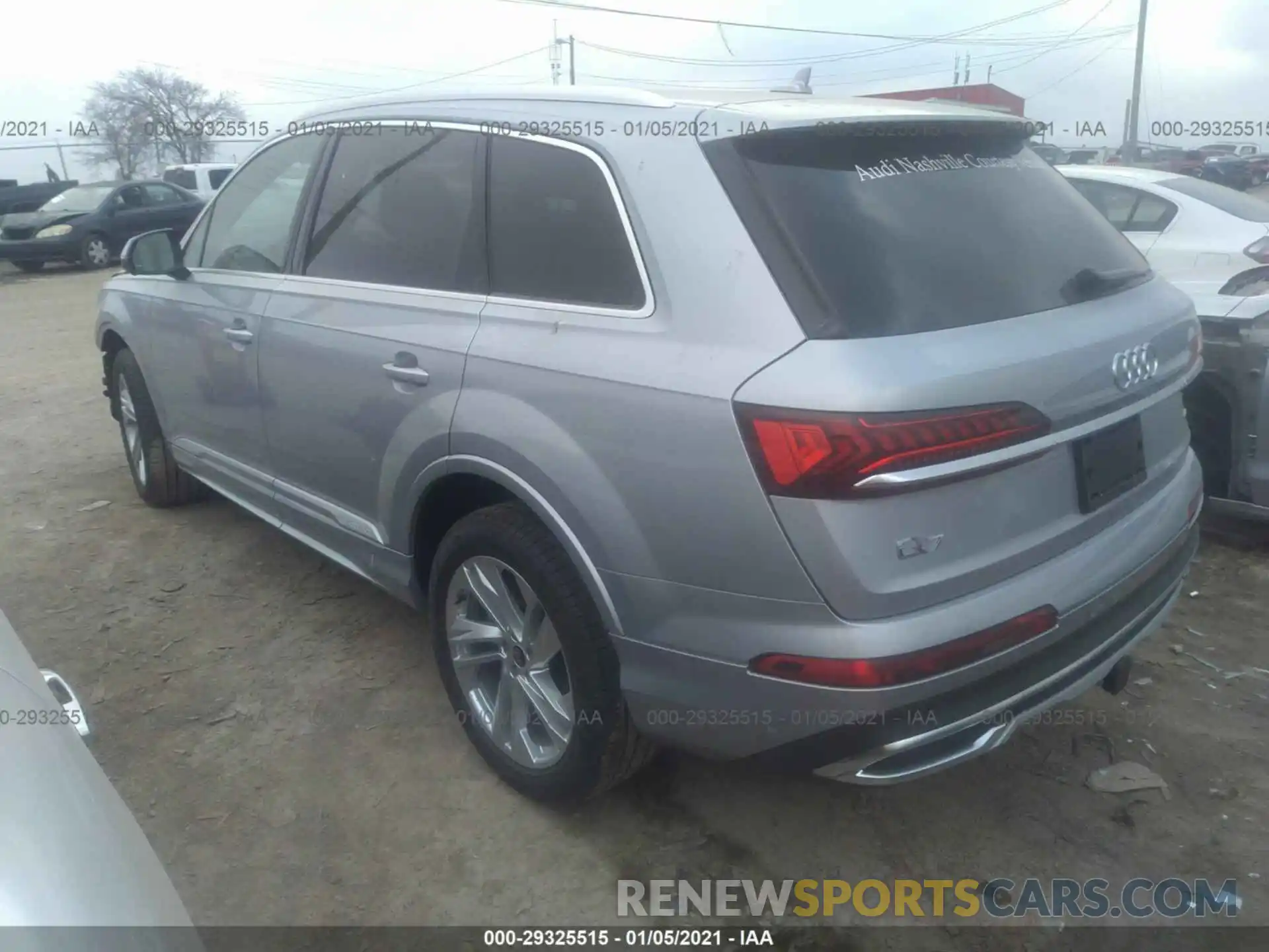 3 Фотография поврежденного автомобиля WA1LXAF77MD012934 AUDI Q7 2021