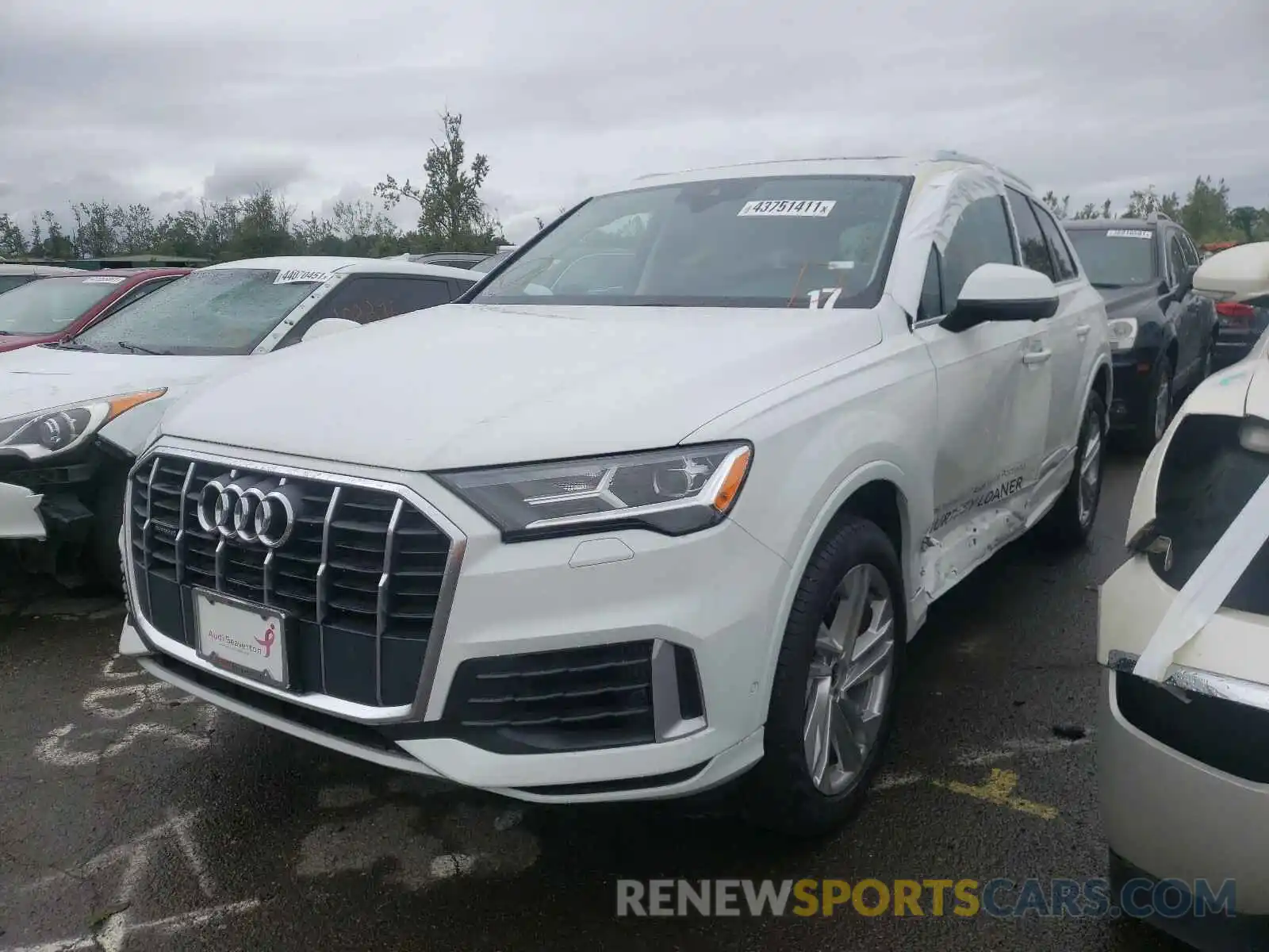 2 Фотография поврежденного автомобиля WA1LXAF77MD013758 AUDI Q7 2021