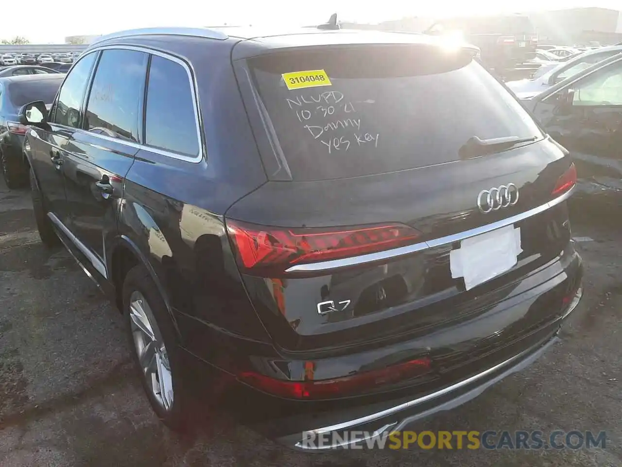 3 Фотография поврежденного автомобиля WA1LXAF77MD020127 AUDI Q7 2021