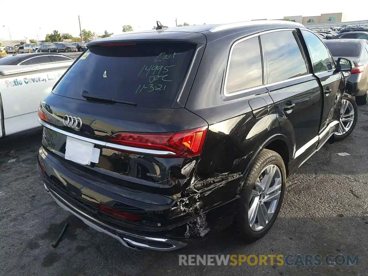 4 Photograph of a damaged car WA1LXAF77MD020127 AUDI Q7 2021