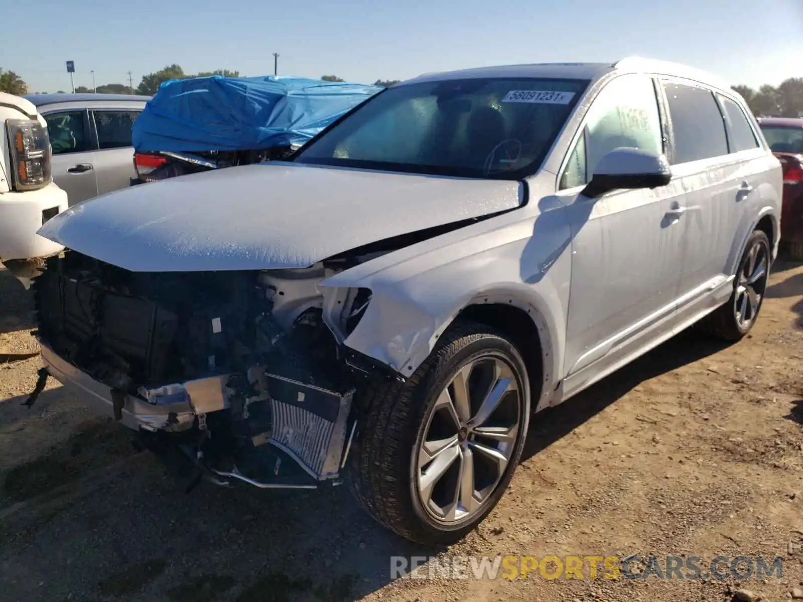 2 Photograph of a damaged car WA1LXAF78MD023876 AUDI Q7 2021