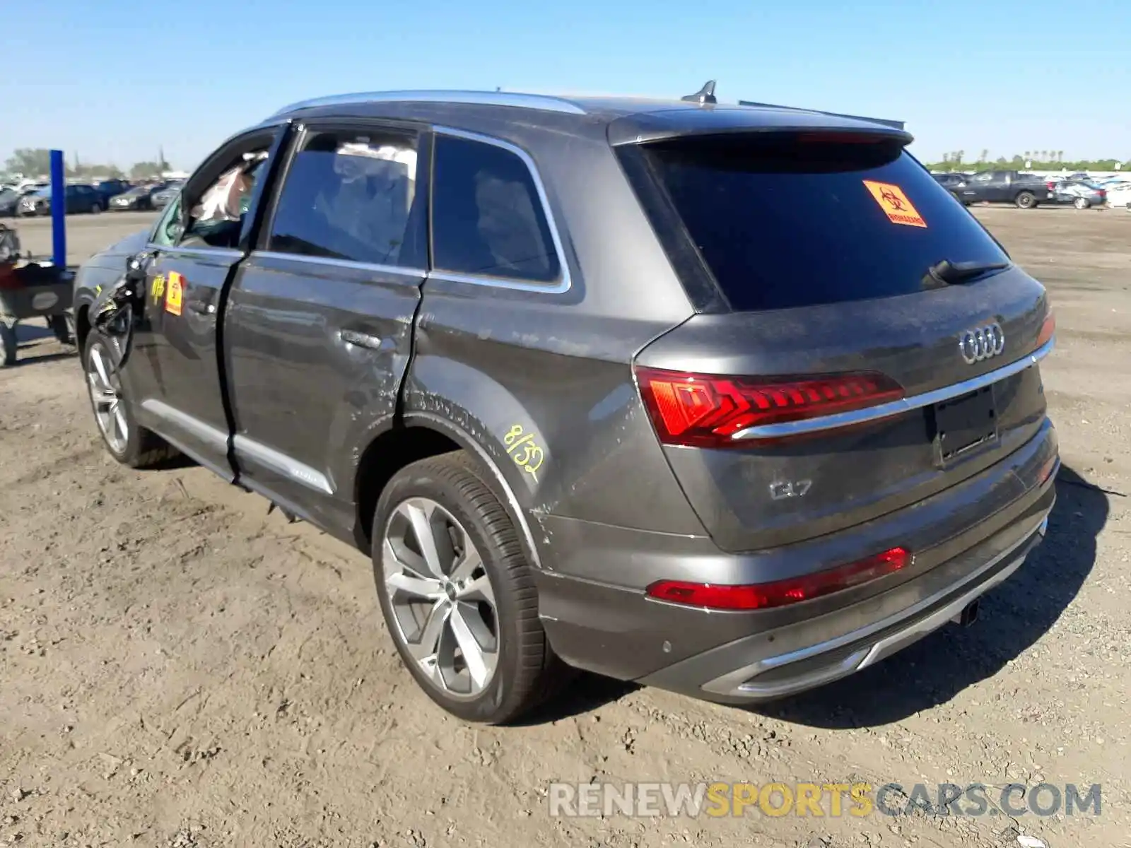 3 Photograph of a damaged car WA1LXAF78MD028141 AUDI Q7 2021