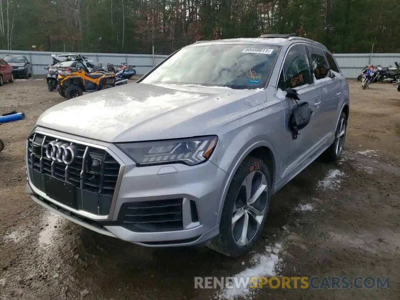 2 Photograph of a damaged car WA1LXAF78MD035476 AUDI Q7 2021