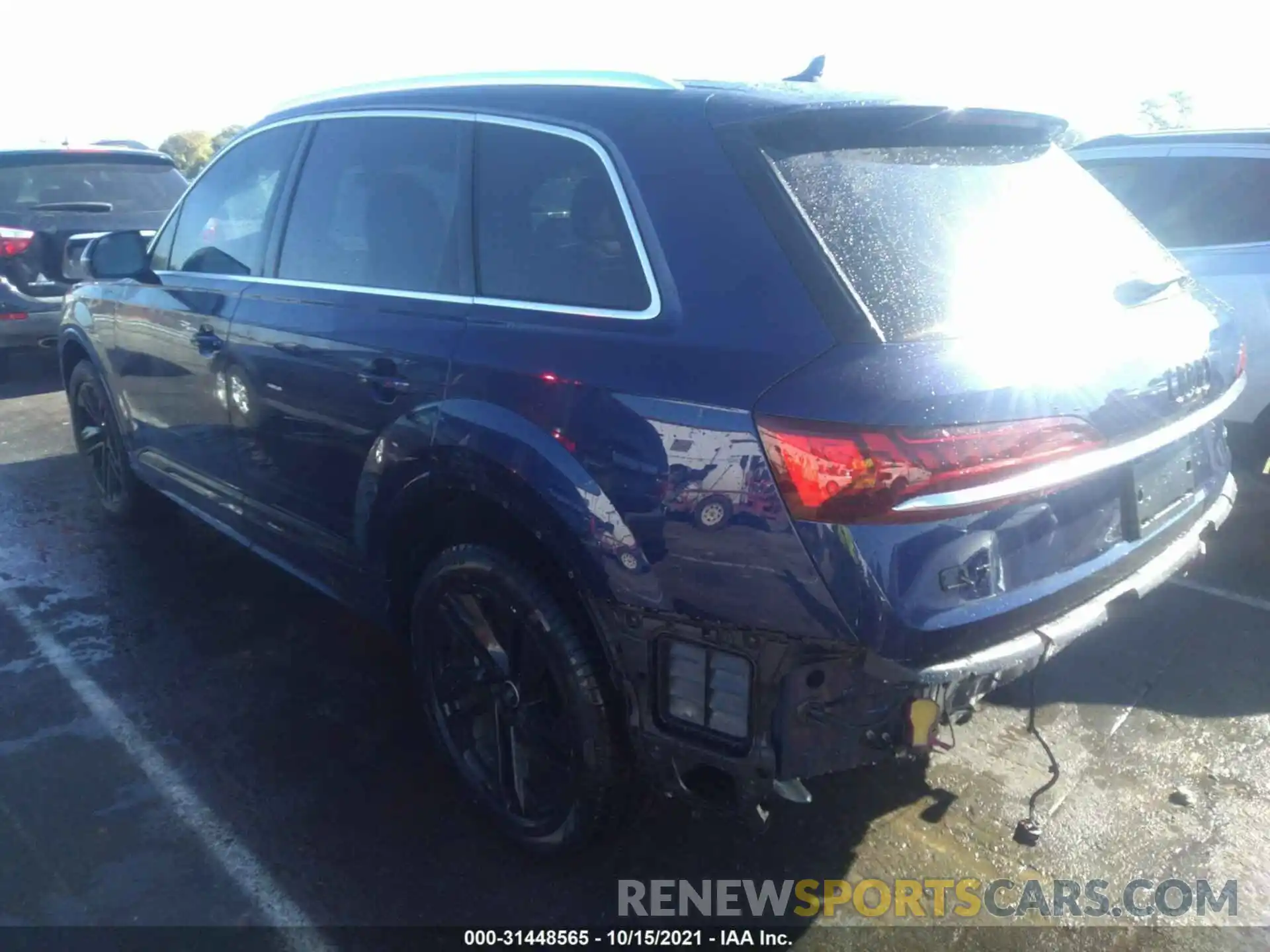 3 Фотография поврежденного автомобиля WA1LXAF79MD038094 AUDI Q7 2021