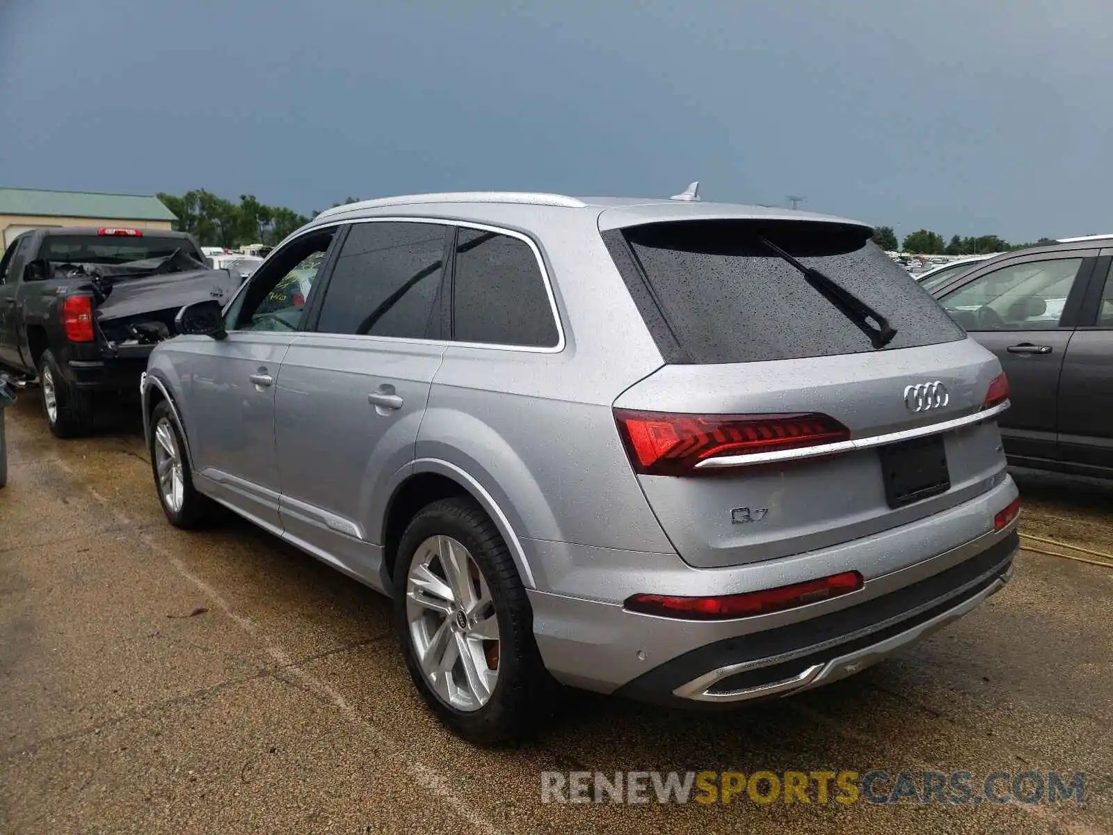 3 Фотография поврежденного автомобиля WA1LXAF7XMD014998 AUDI Q7 2021