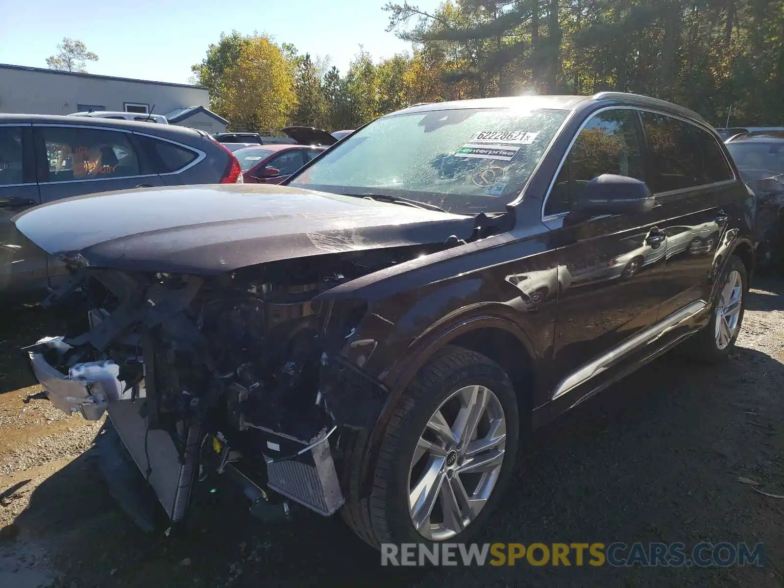 2 Photograph of a damaged car WA1LXAF7XMD018209 AUDI Q7 2021