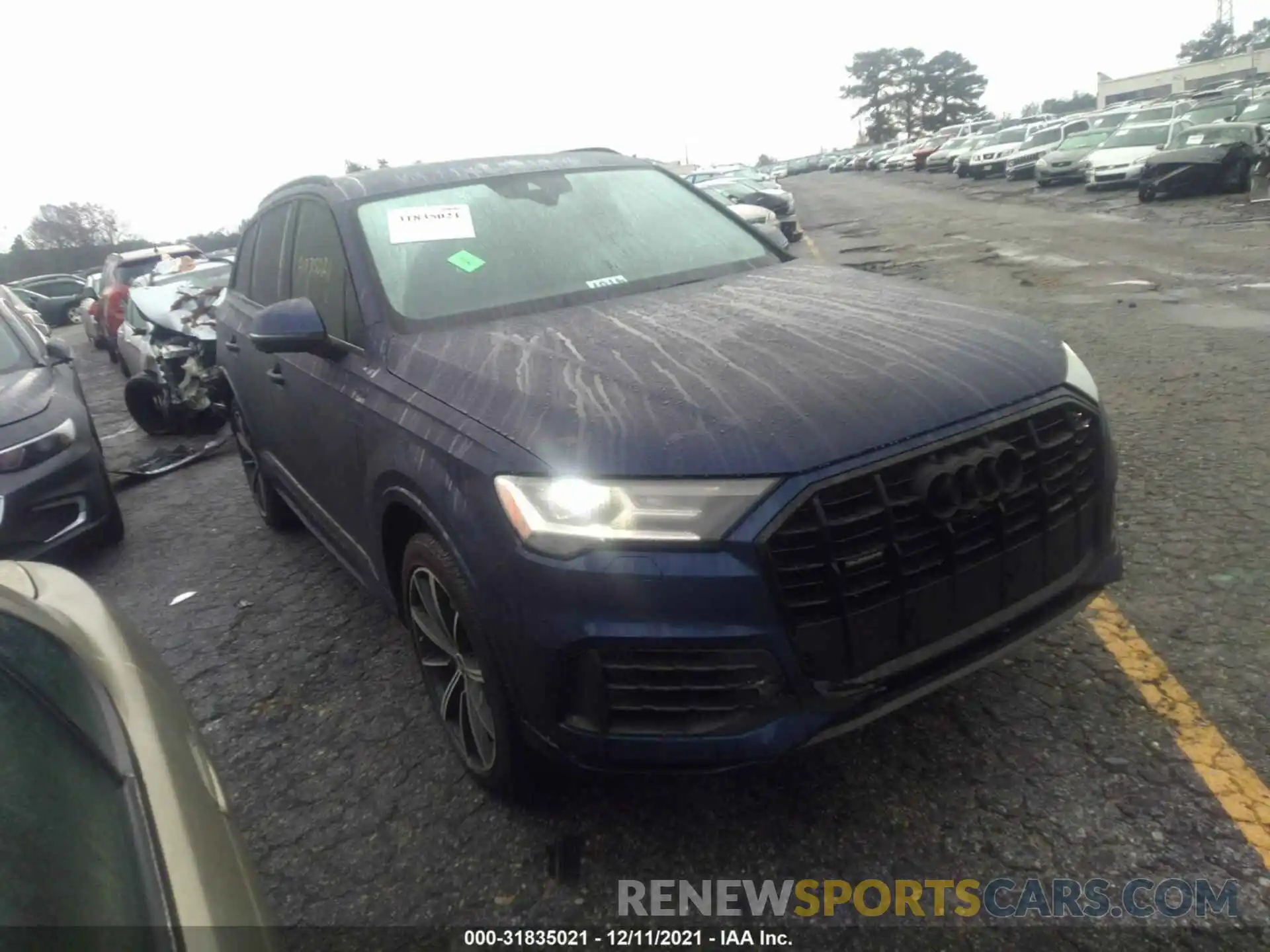 1 Photograph of a damaged car WA1LXAF7XMD026844 AUDI Q7 2021