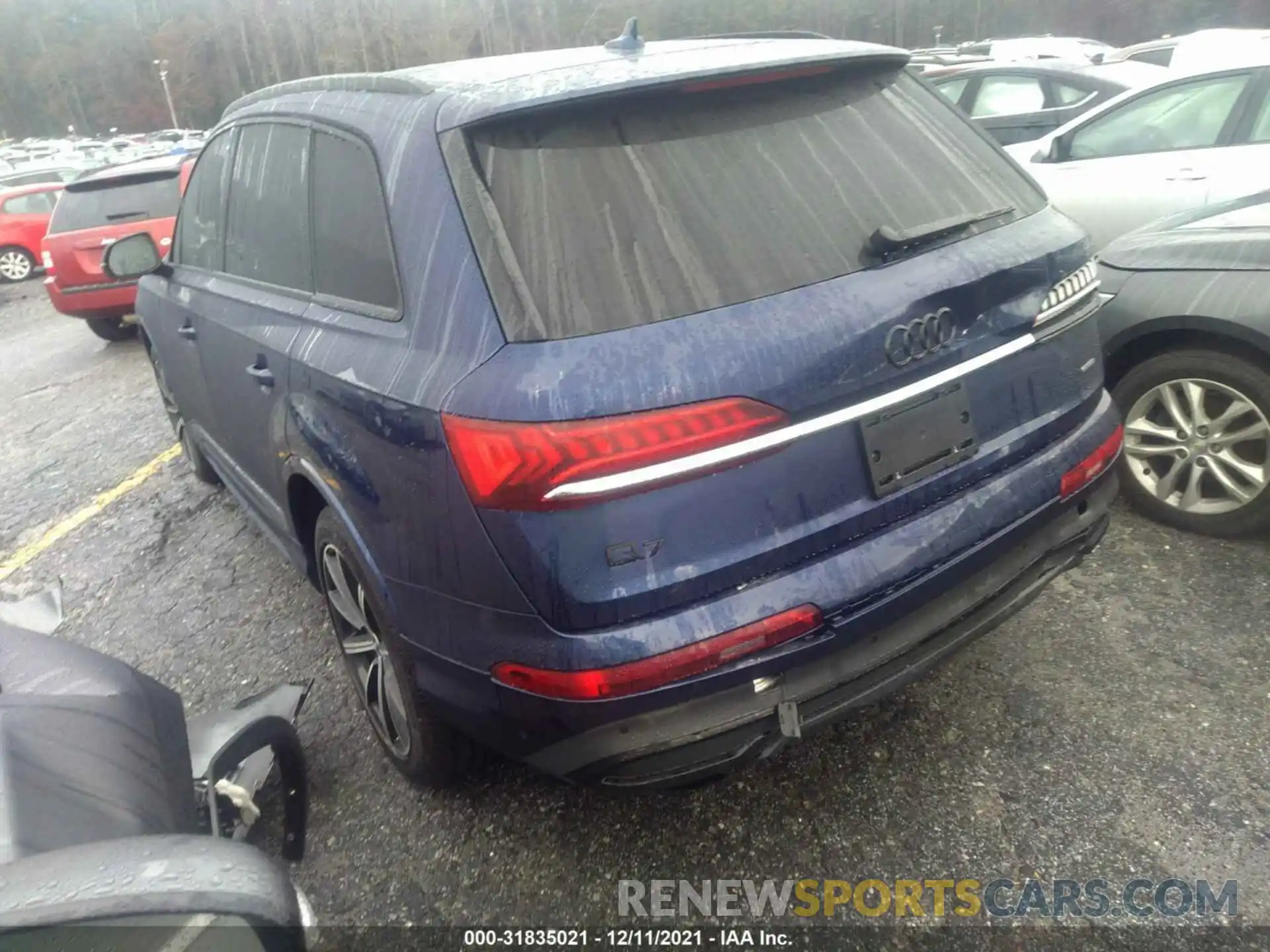 3 Фотография поврежденного автомобиля WA1LXAF7XMD026844 AUDI Q7 2021