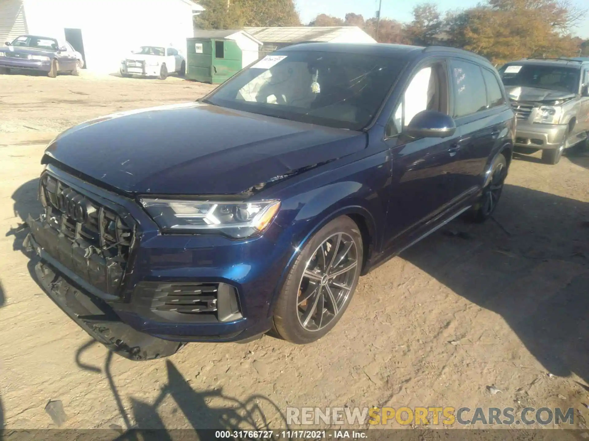 2 Фотография поврежденного автомобиля WA1LXAF7XMD038153 AUDI Q7 2021