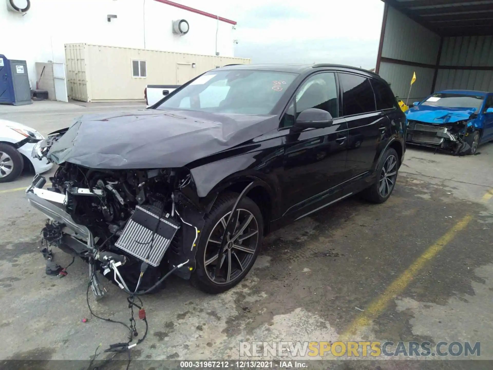 2 Photograph of a damaged car WA1LXAF7XMD039254 AUDI Q7 2021