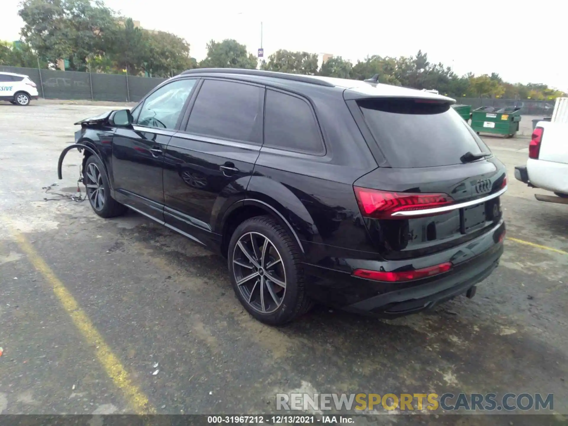 3 Фотография поврежденного автомобиля WA1LXAF7XMD039254 AUDI Q7 2021