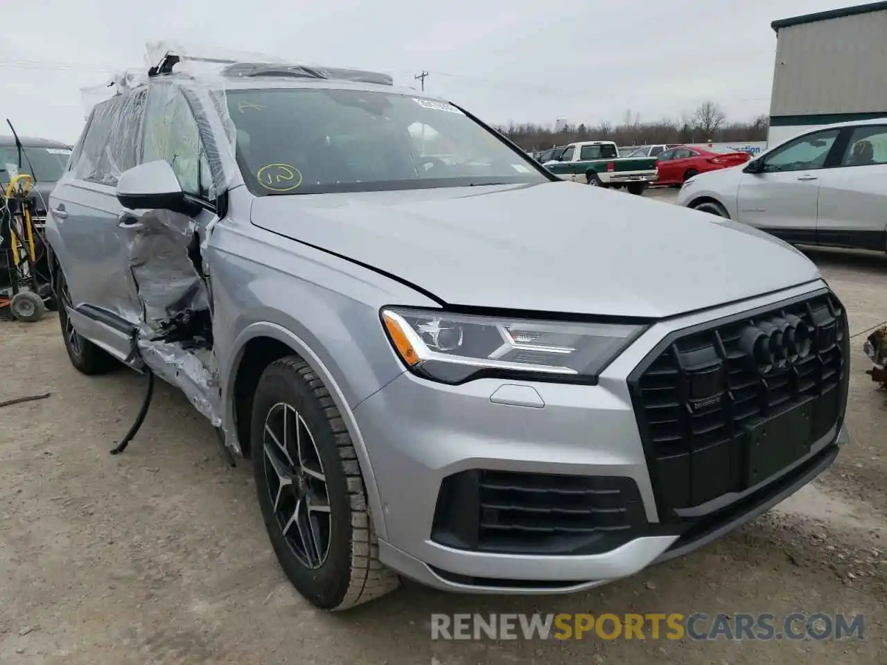 1 Photograph of a damaged car WA1LXAF7XMD040727 AUDI Q7 2021