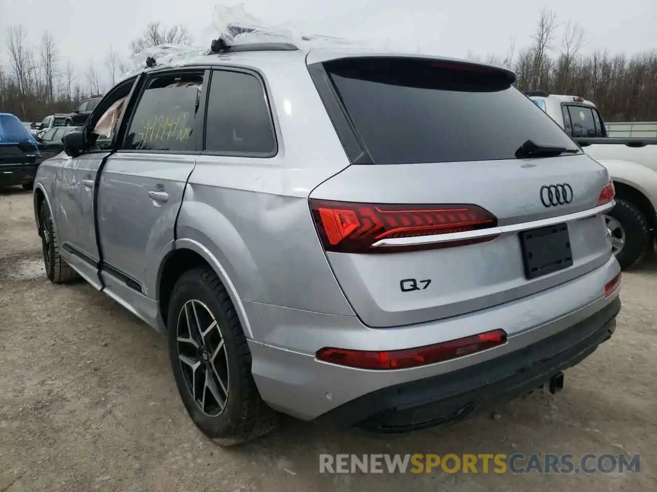 3 Фотография поврежденного автомобиля WA1LXAF7XMD040727 AUDI Q7 2021