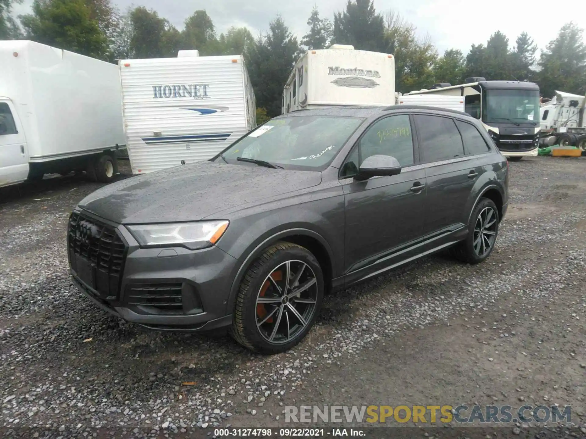 2 Photograph of a damaged car WA1LXAF7XMD041280 AUDI Q7 2021