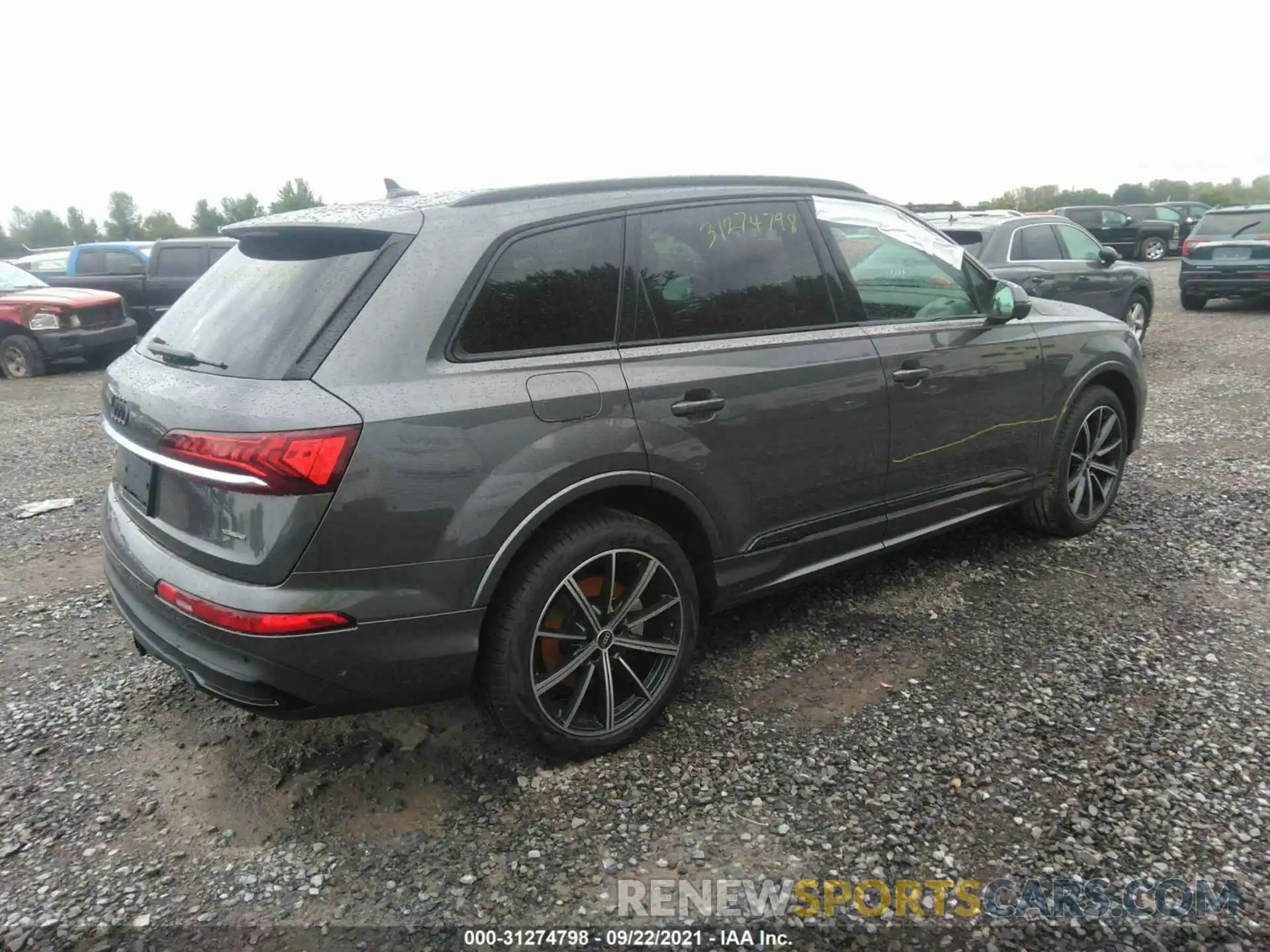 4 Фотография поврежденного автомобиля WA1LXAF7XMD041280 AUDI Q7 2021