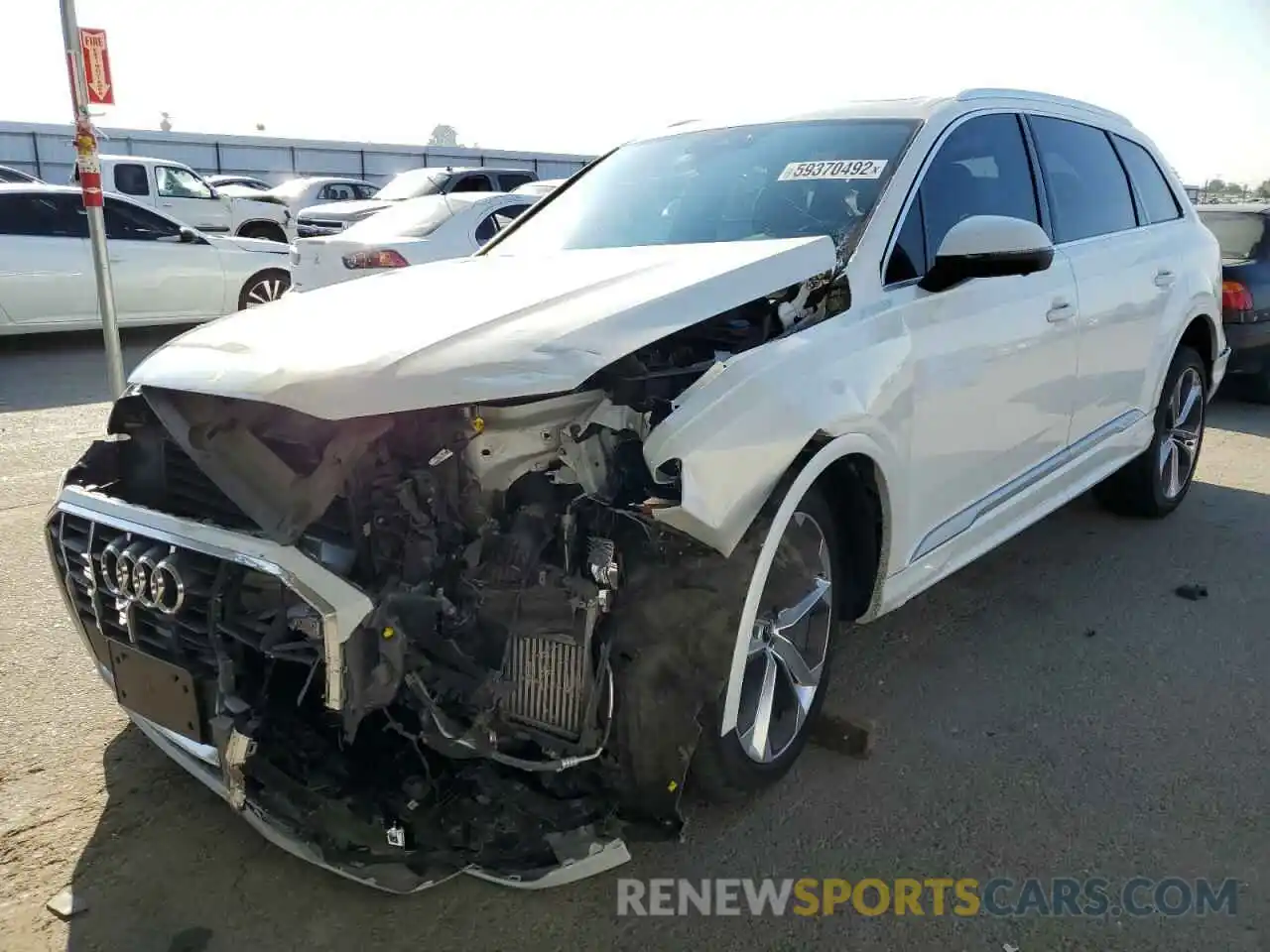 2 Photograph of a damaged car WA1LXBF72MD014290 AUDI Q7 2021