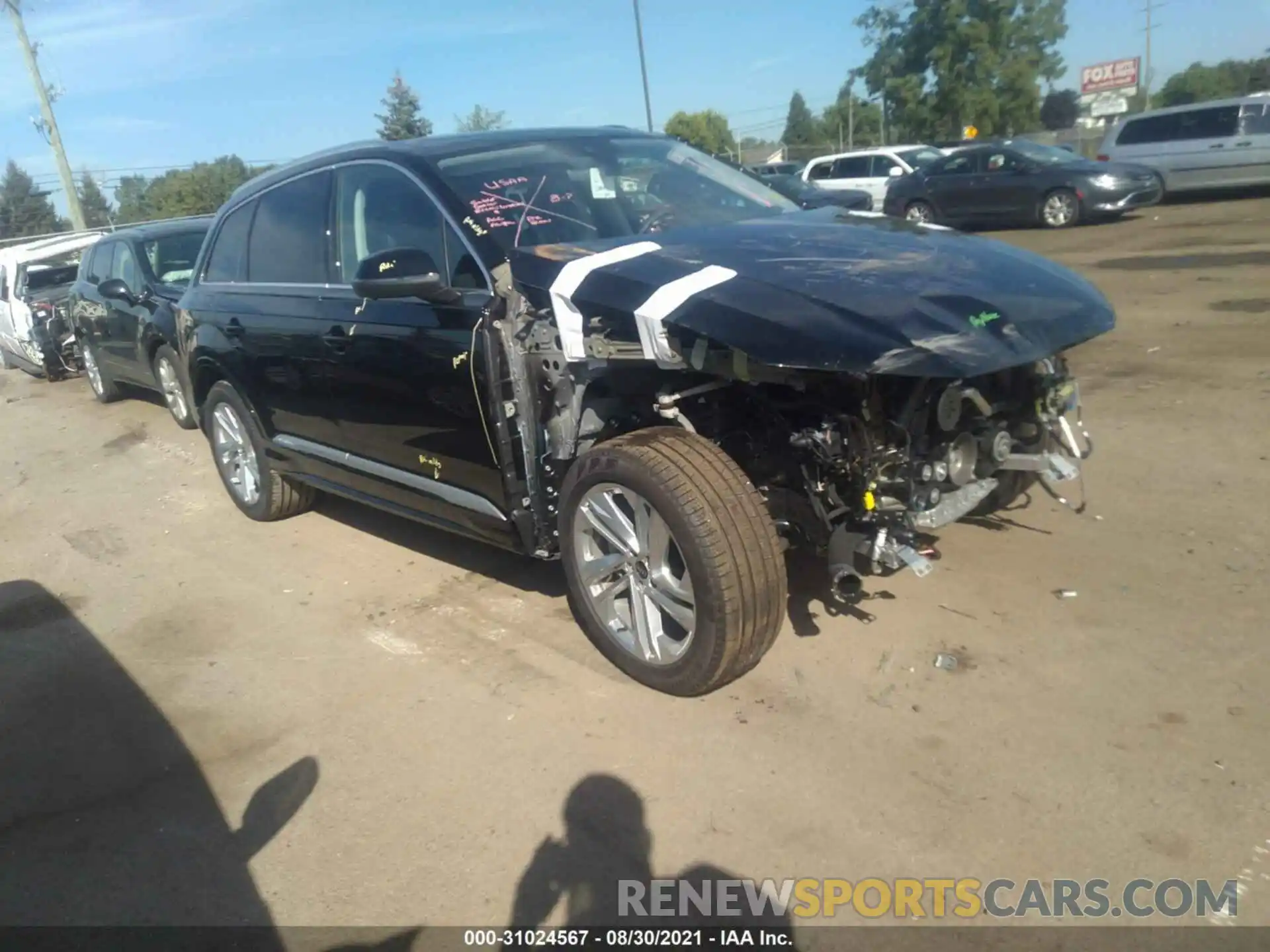 1 Photograph of a damaged car WA1LXBF74MD016378 AUDI Q7 2021