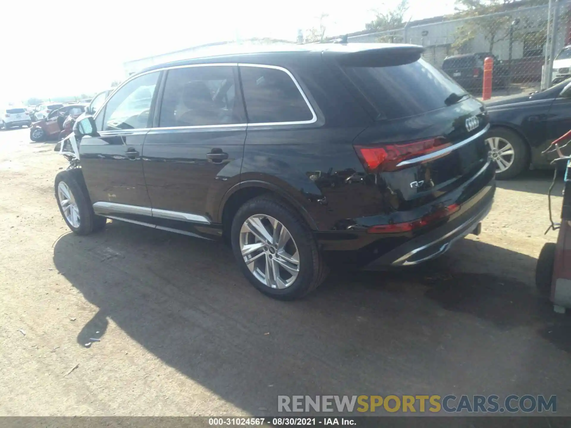 3 Фотография поврежденного автомобиля WA1LXBF74MD016378 AUDI Q7 2021