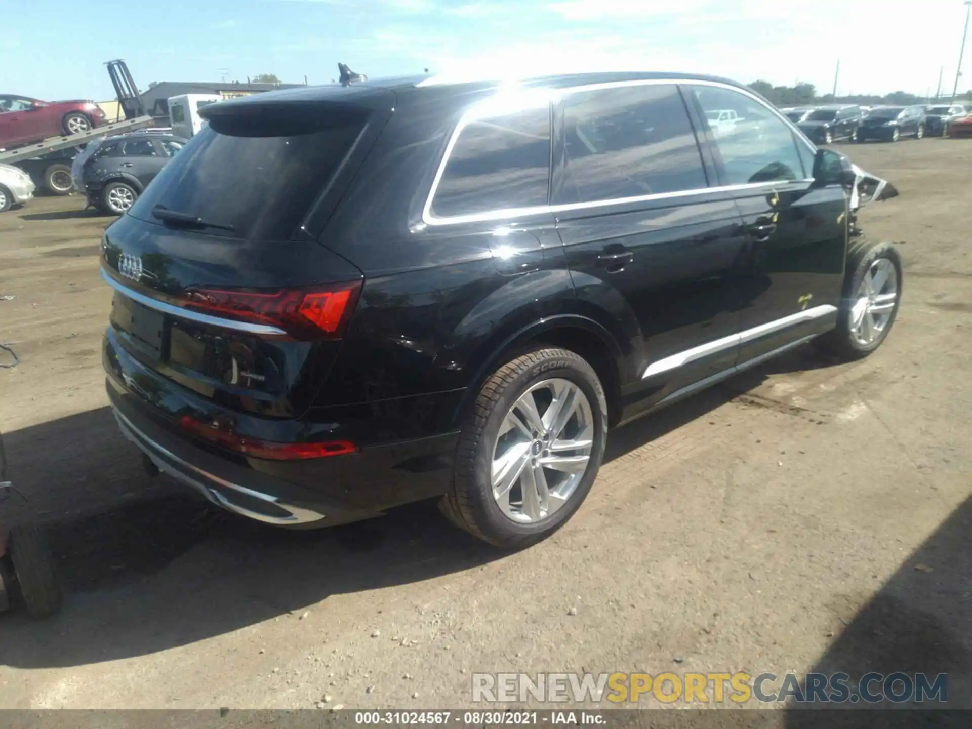 4 Фотография поврежденного автомобиля WA1LXBF74MD016378 AUDI Q7 2021