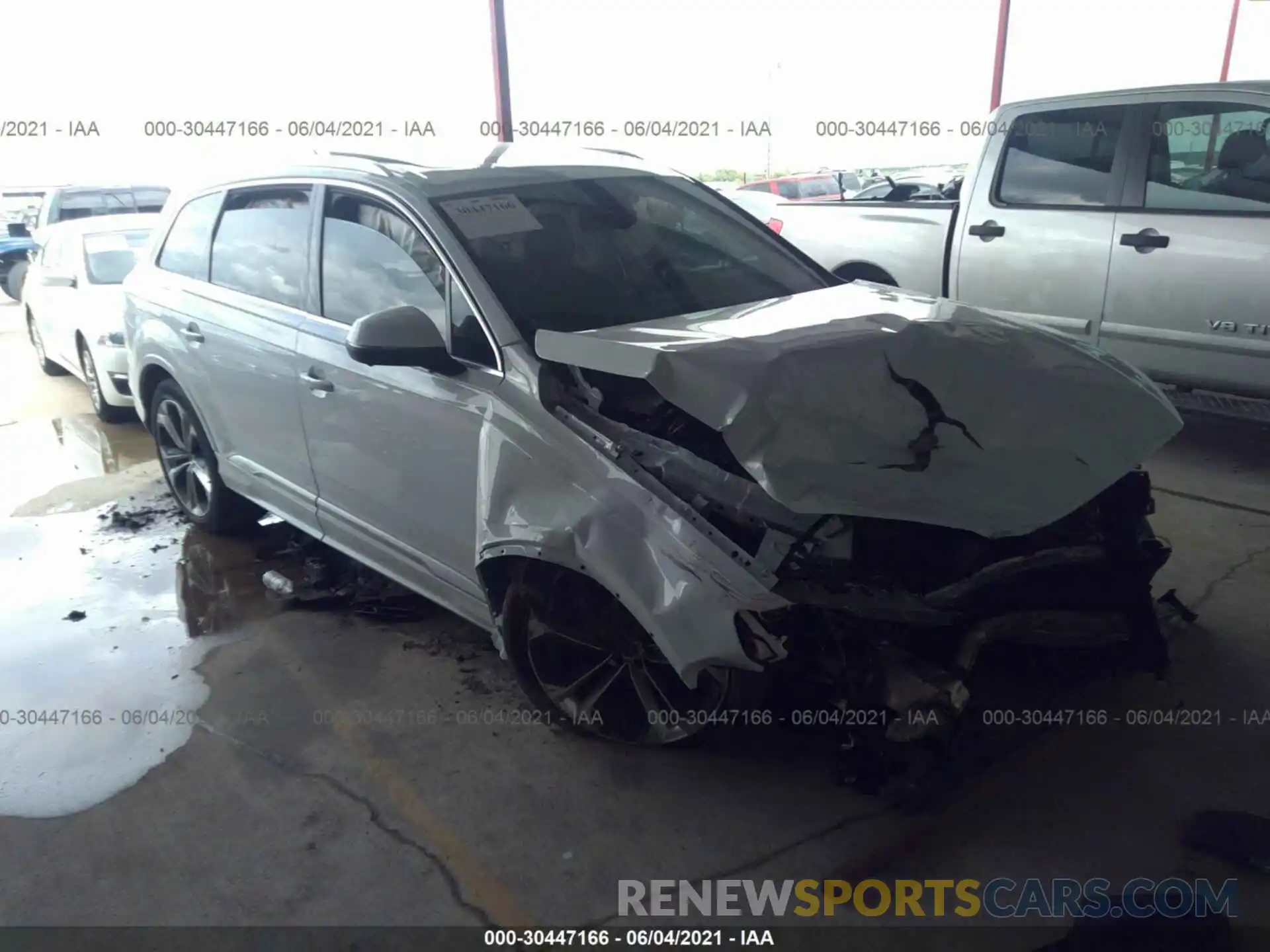 1 Photograph of a damaged car WA1LXBF74MD020317 AUDI Q7 2021