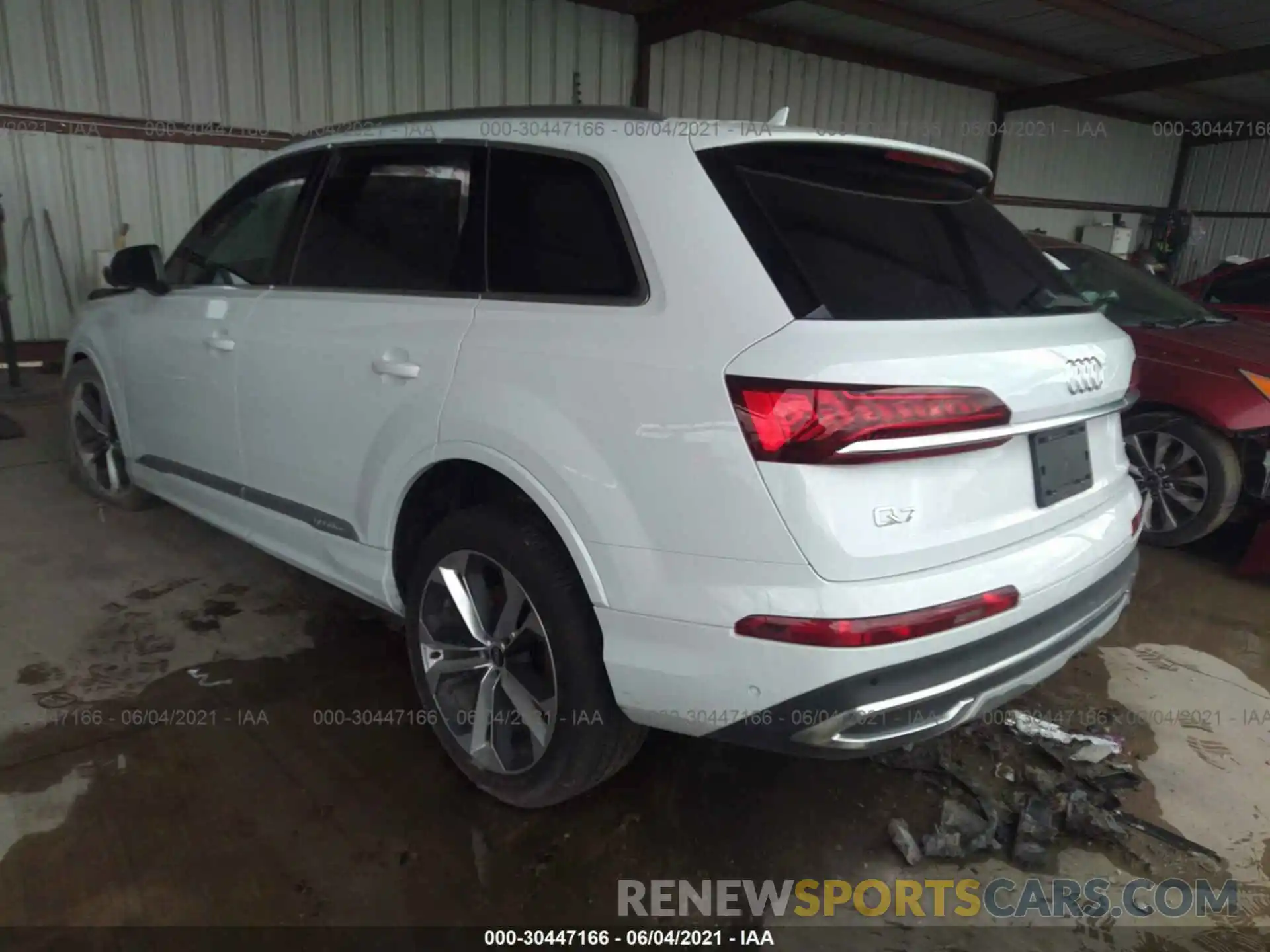 3 Фотография поврежденного автомобиля WA1LXBF74MD020317 AUDI Q7 2021