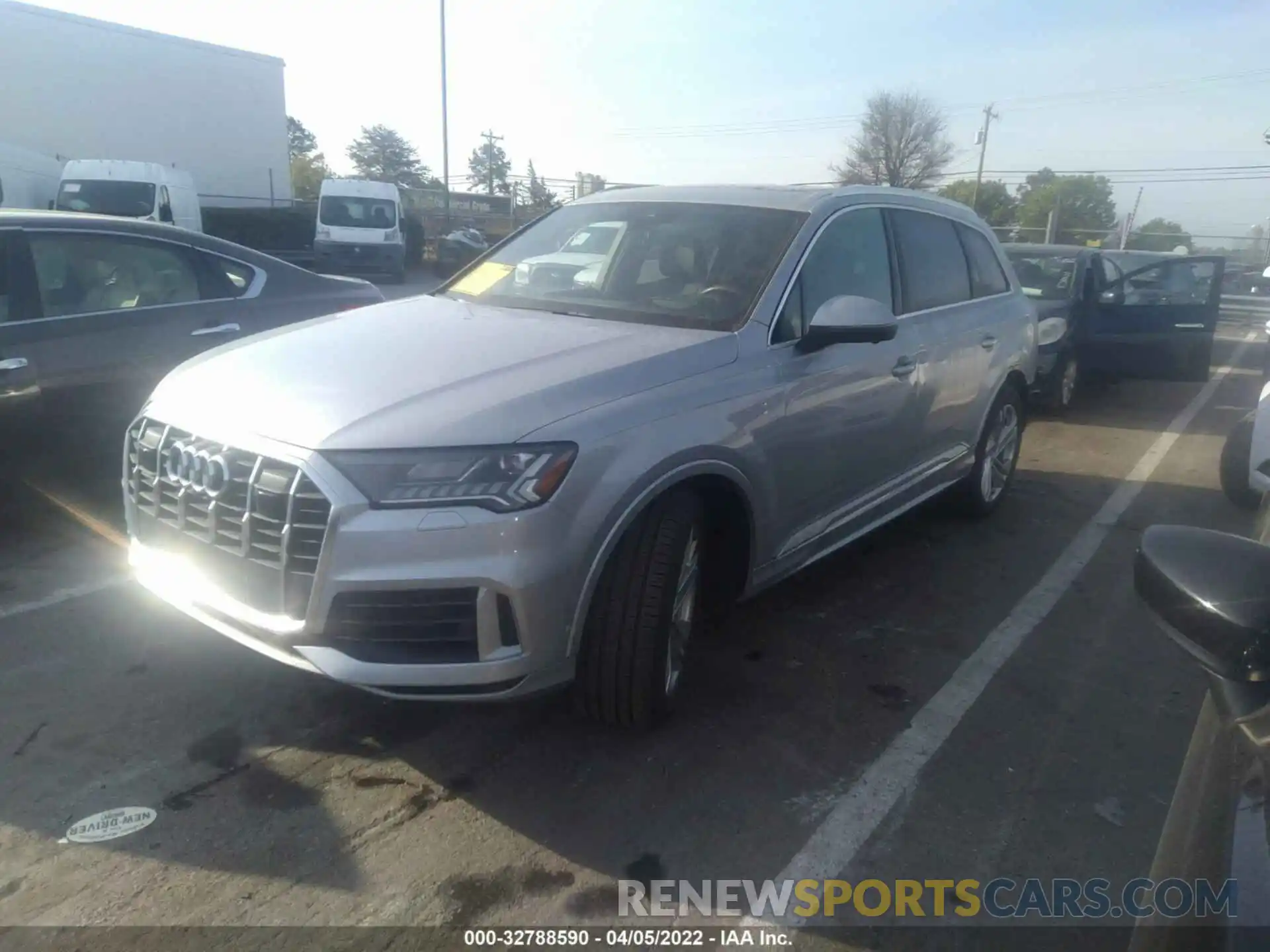 2 Photograph of a damaged car WA1VXAF70MD012413 AUDI Q7 2021