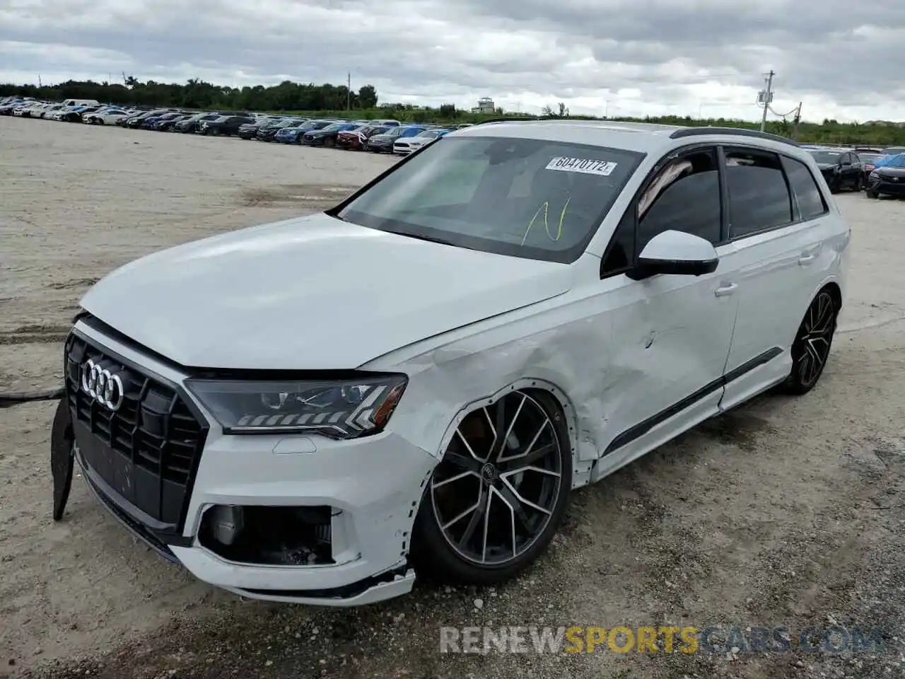 2 Photograph of a damaged car WA1VXAF70MD015165 AUDI Q7 2021