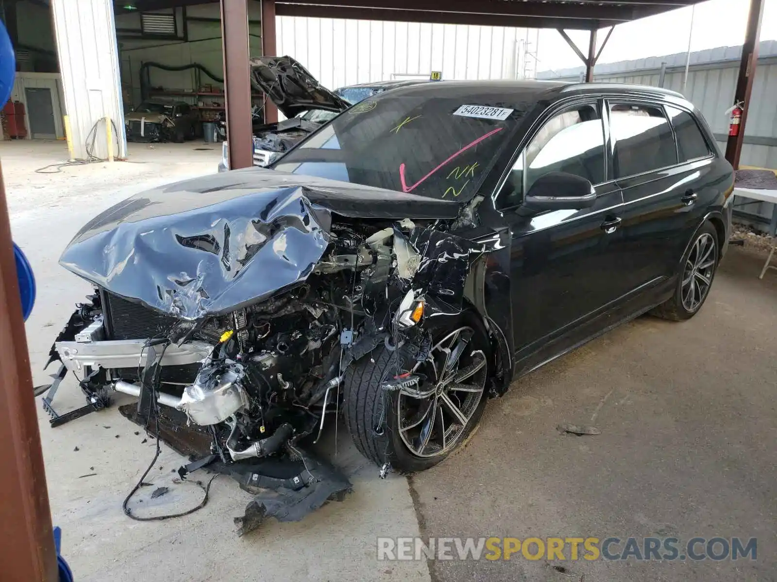 2 Photograph of a damaged car WA1VXAF70MD019121 AUDI Q7 2021