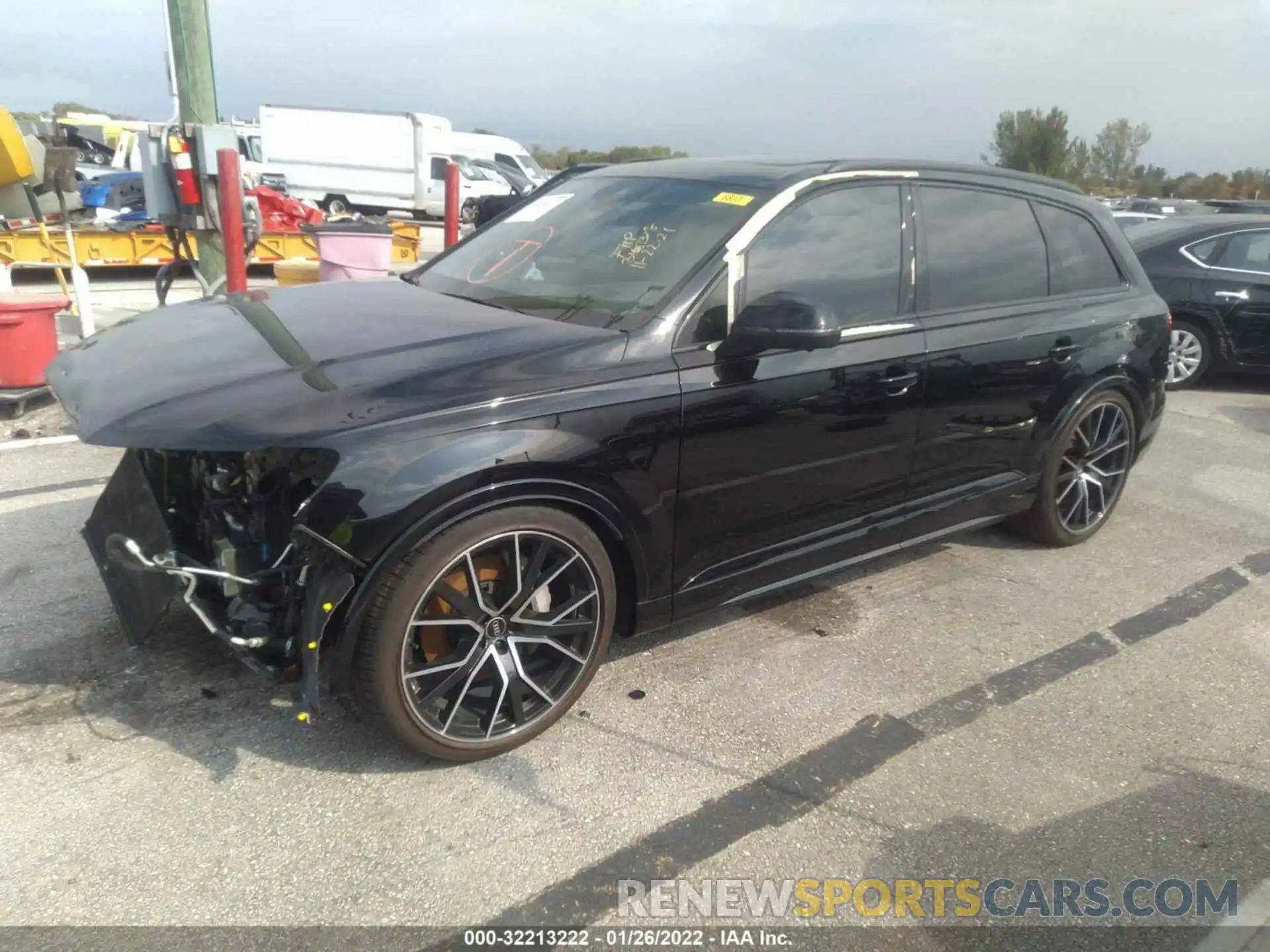 2 Photograph of a damaged car WA1VXAF71MD039541 AUDI Q7 2021