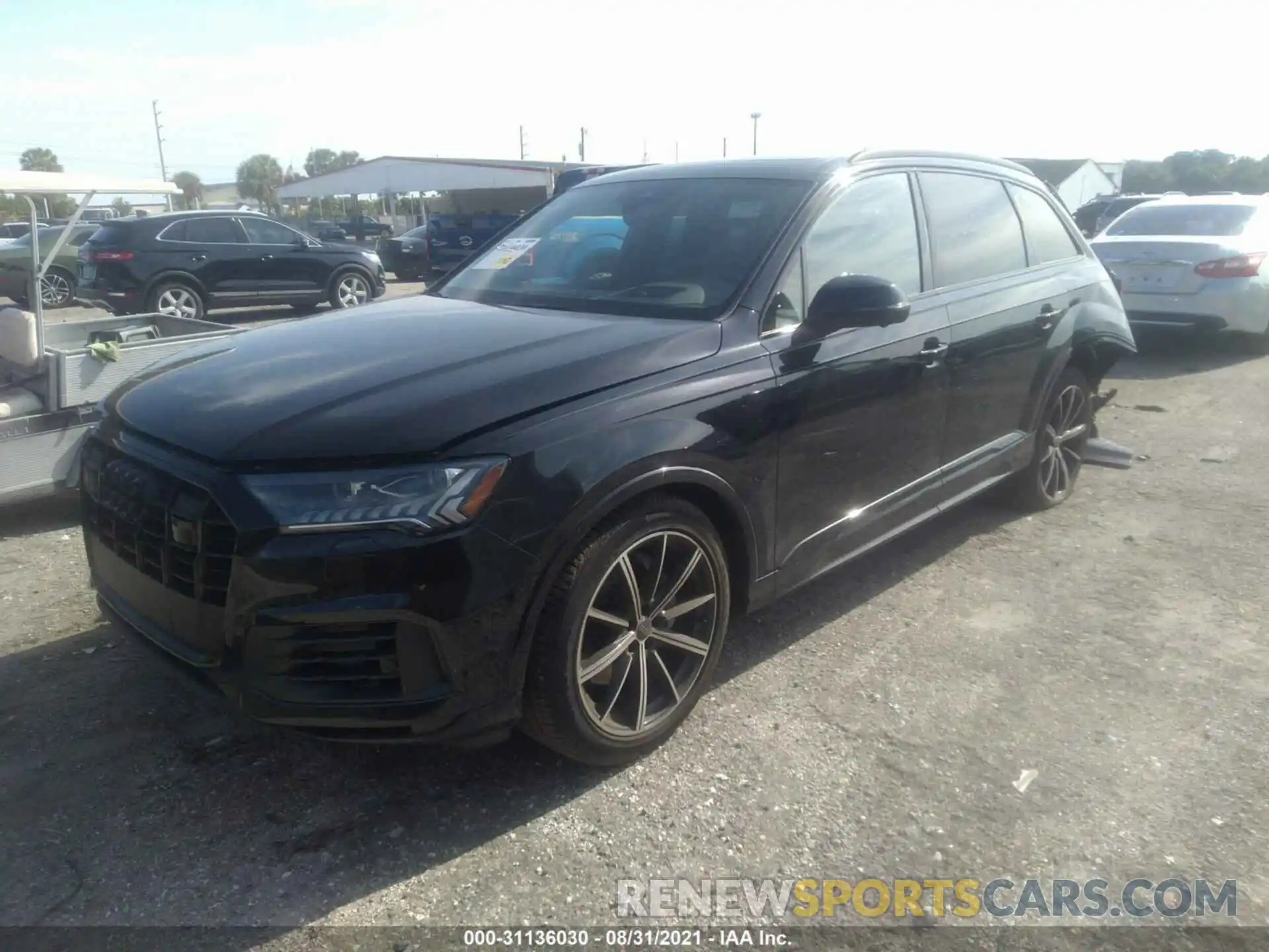 2 Photograph of a damaged car WA1VXAF71MD041189 AUDI Q7 2021