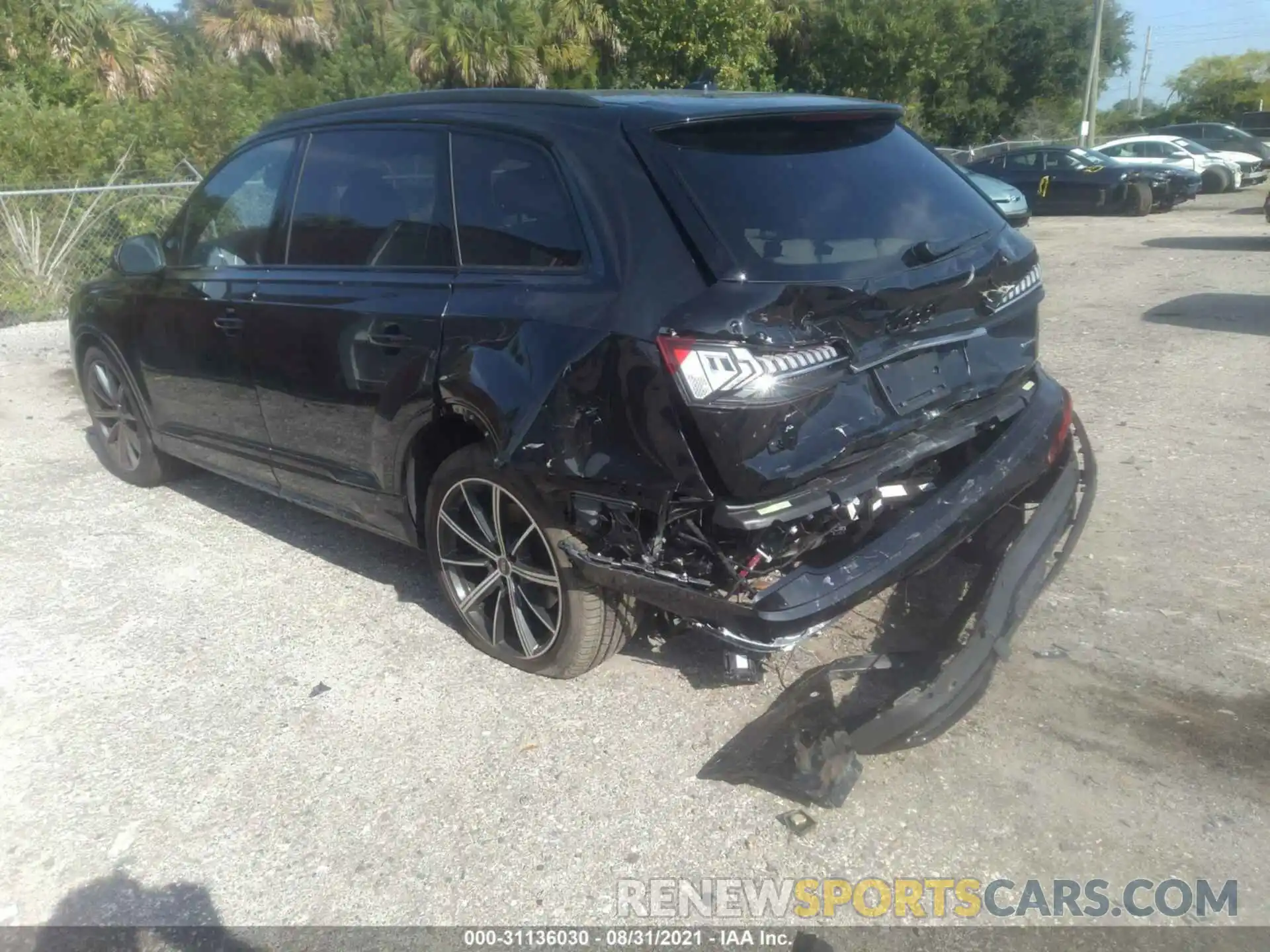 3 Photograph of a damaged car WA1VXAF71MD041189 AUDI Q7 2021