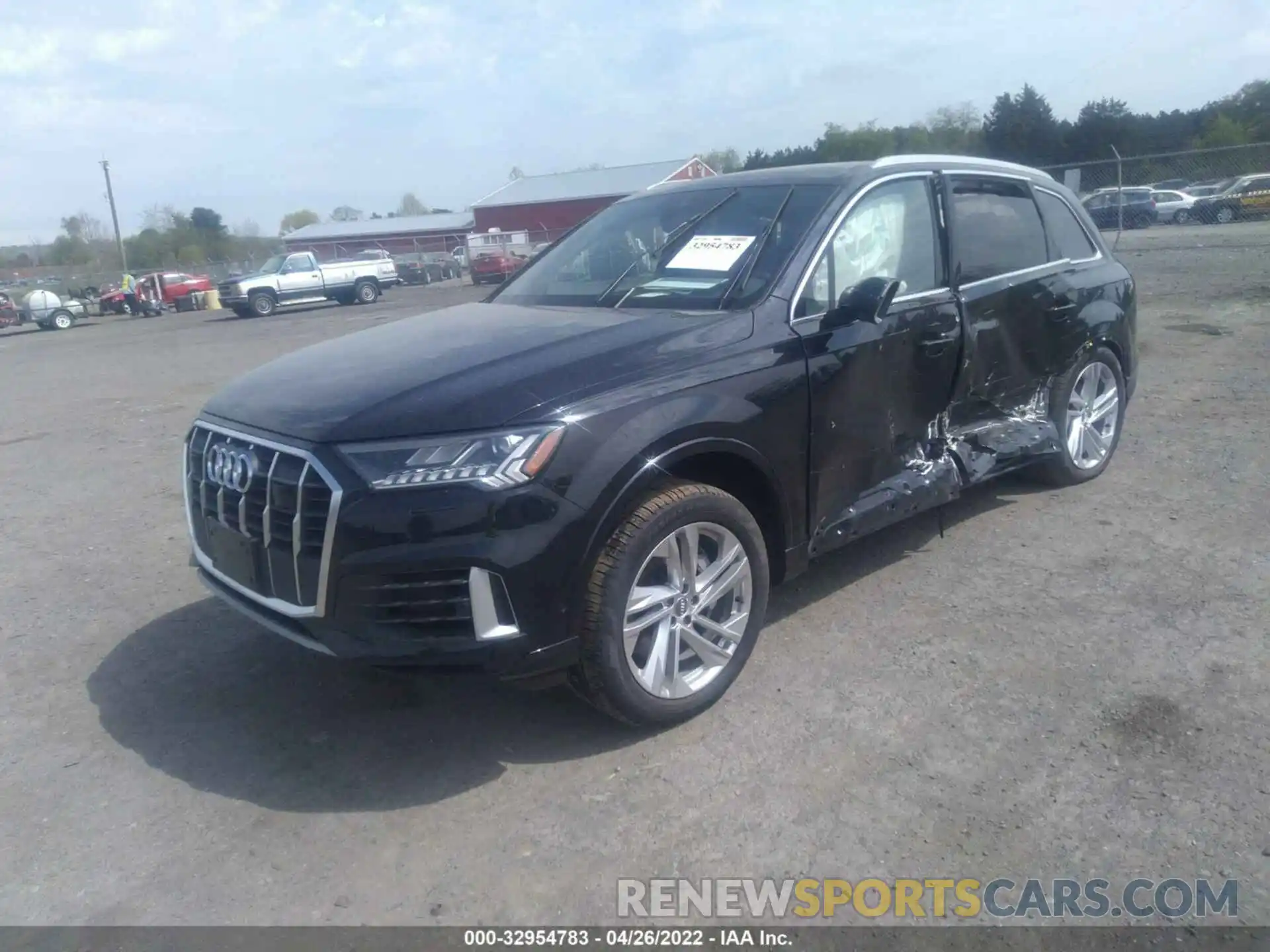 2 Photograph of a damaged car WA1VXAF72MD011666 AUDI Q7 2021