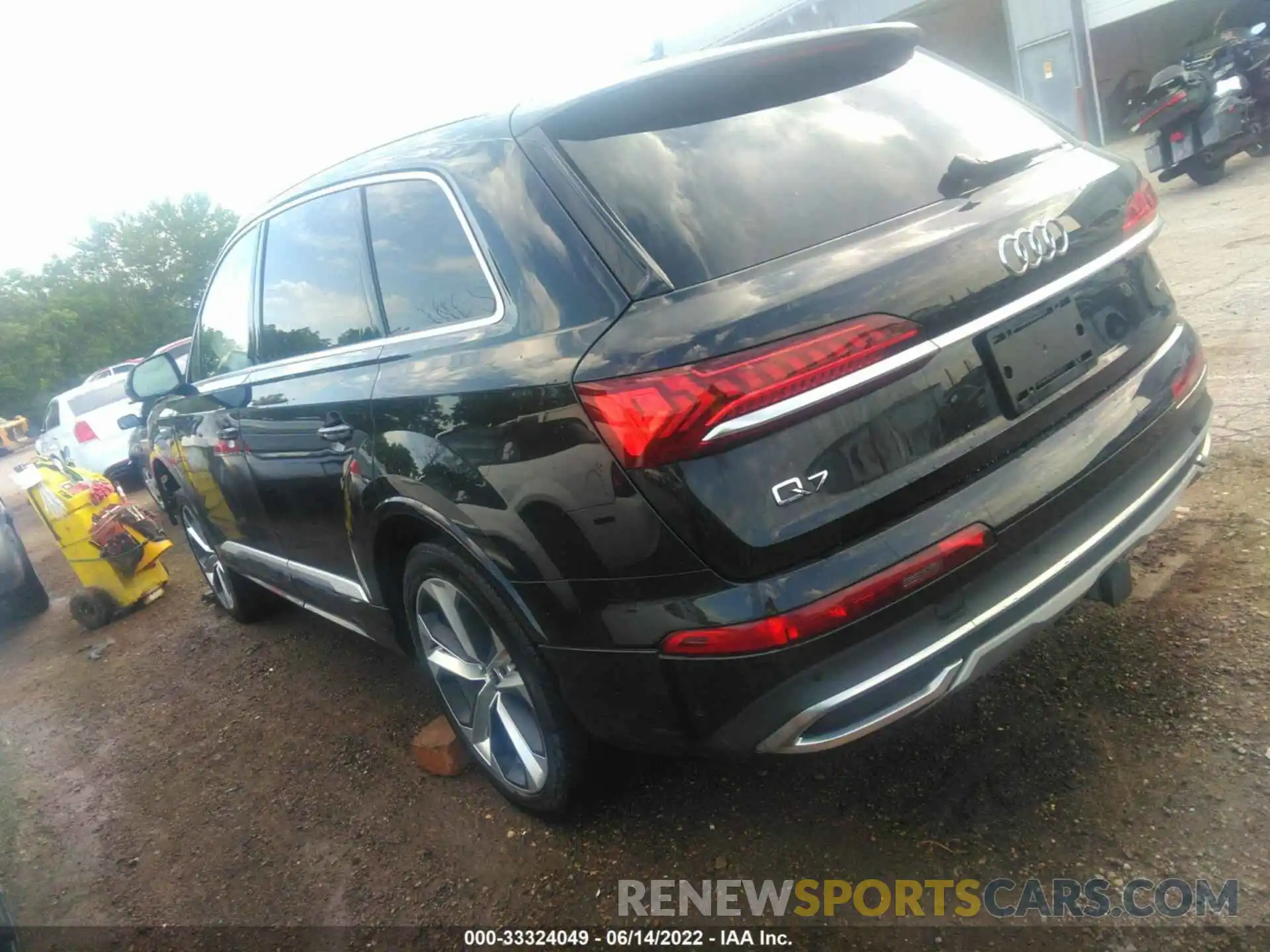 3 Фотография поврежденного автомобиля WA1VXAF72MD015636 AUDI Q7 2021