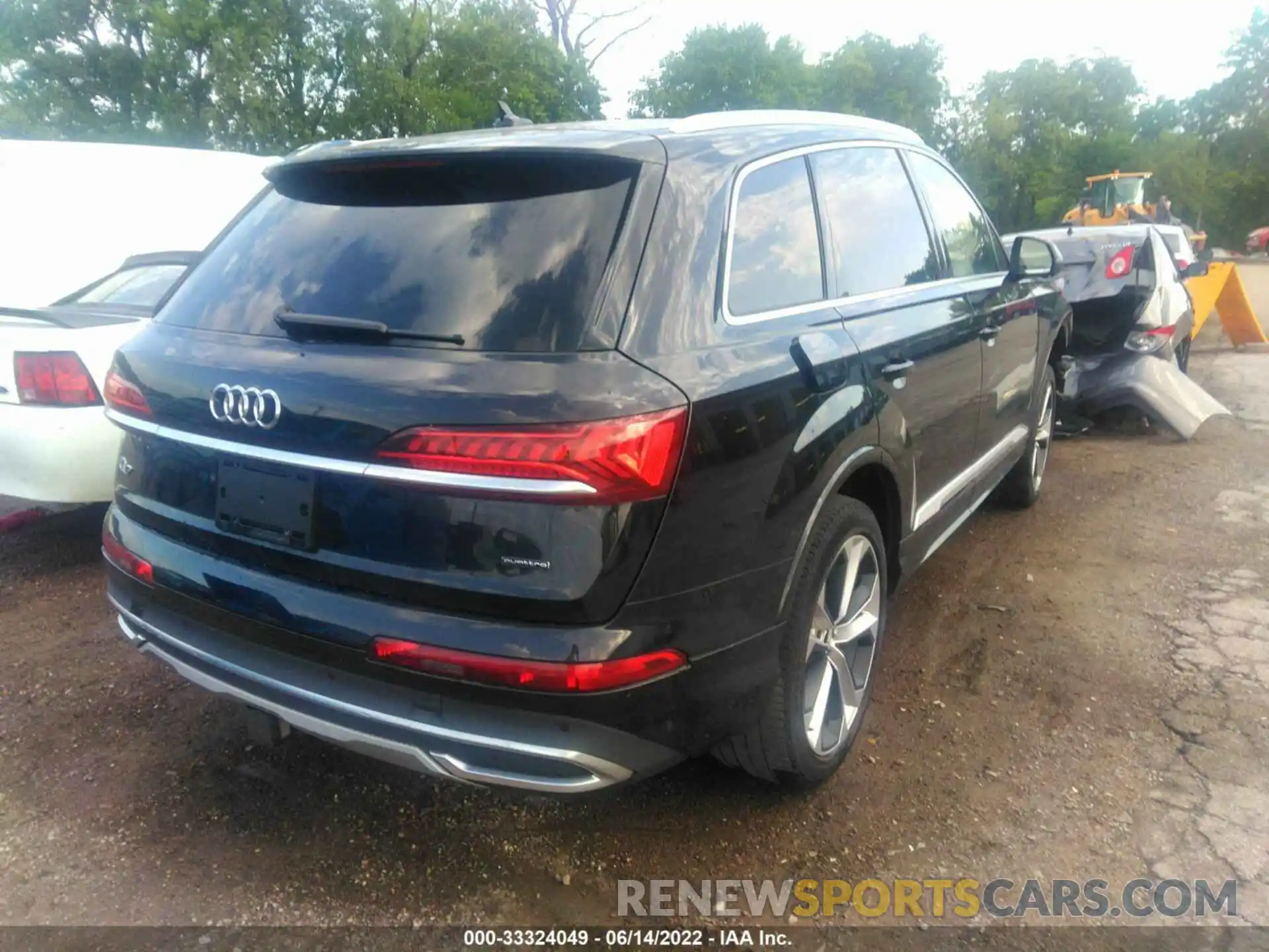 4 Фотография поврежденного автомобиля WA1VXAF72MD015636 AUDI Q7 2021