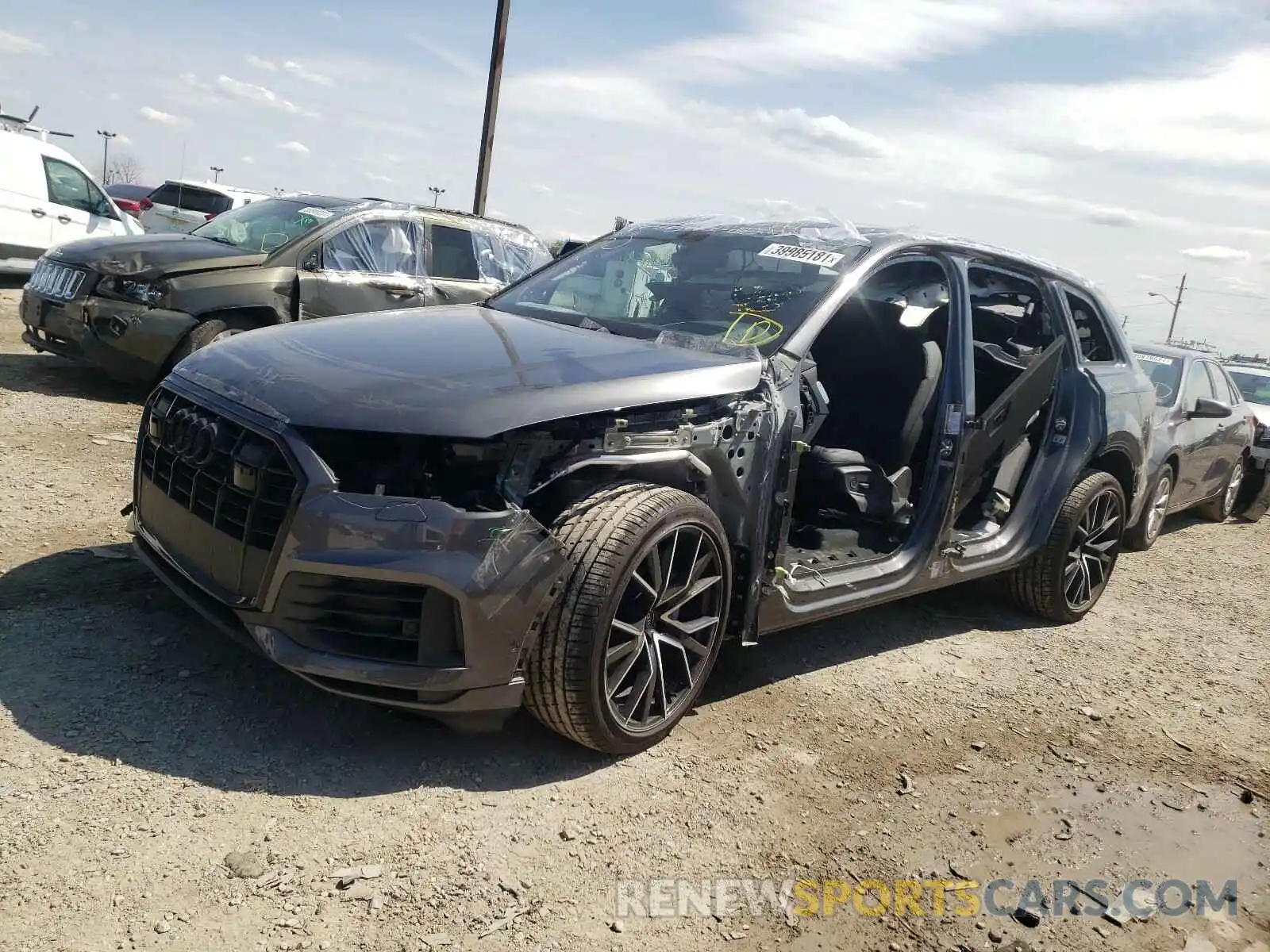 2 Photograph of a damaged car WA1VXAF72MD019458 AUDI Q7 2021