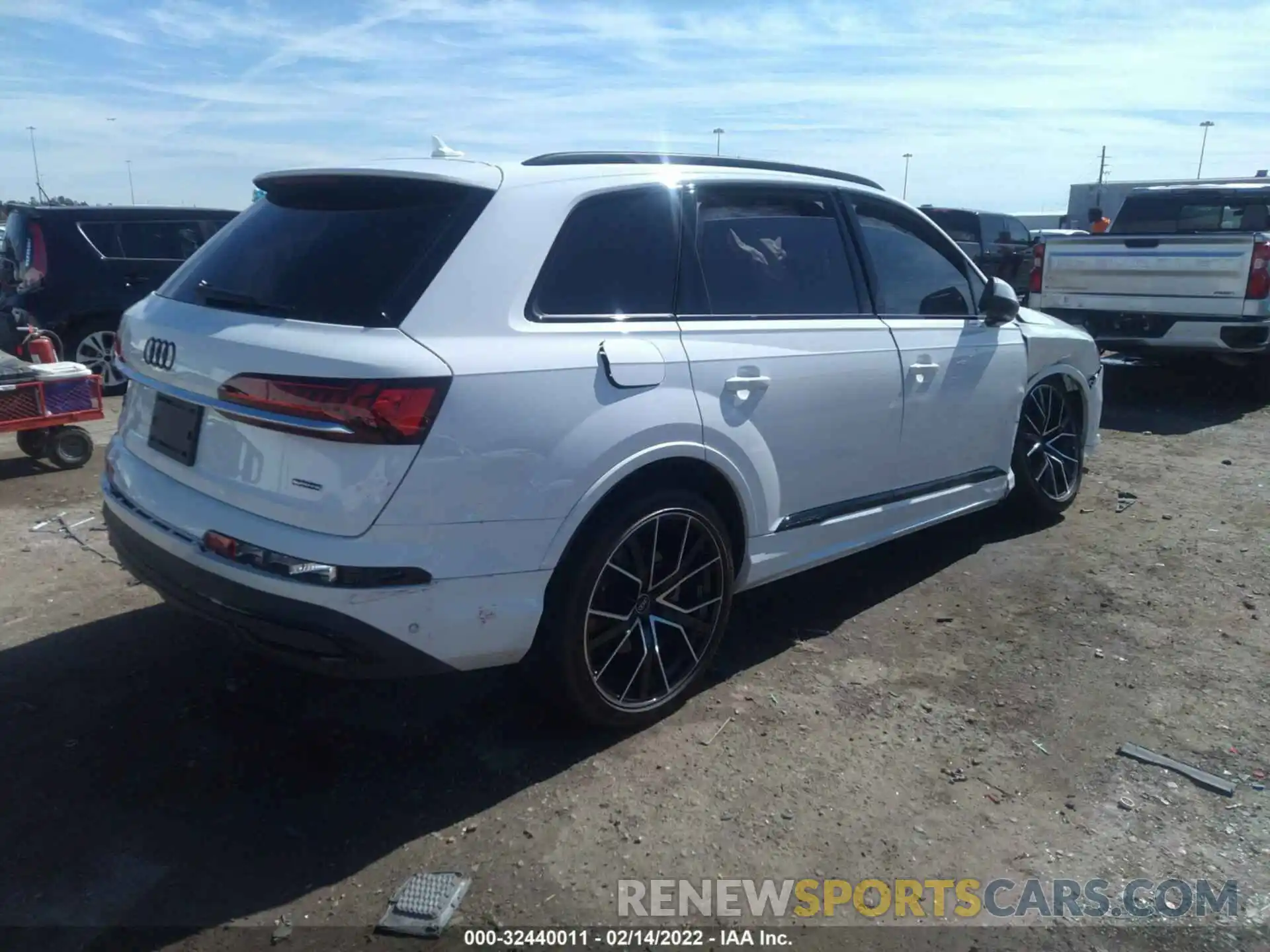 4 Фотография поврежденного автомобиля WA1VXAF72MD025180 AUDI Q7 2021